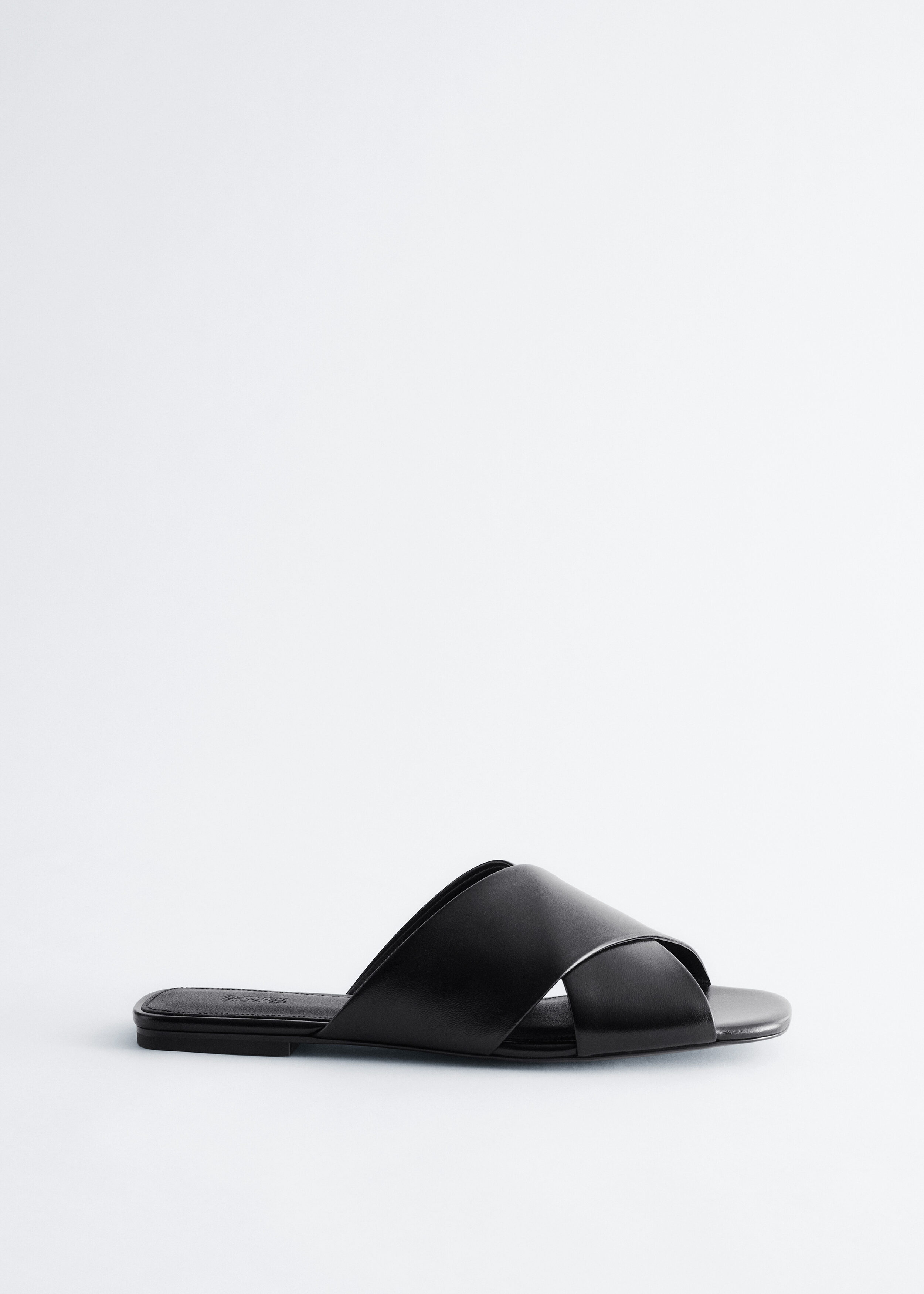 & Other Stories CROSSOVER LEATHER SANDALS