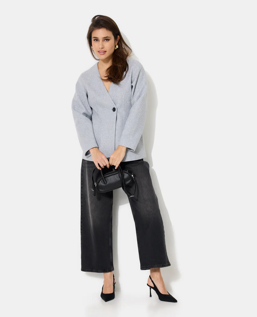 Pimkie Veste cintrée effet drap de laine