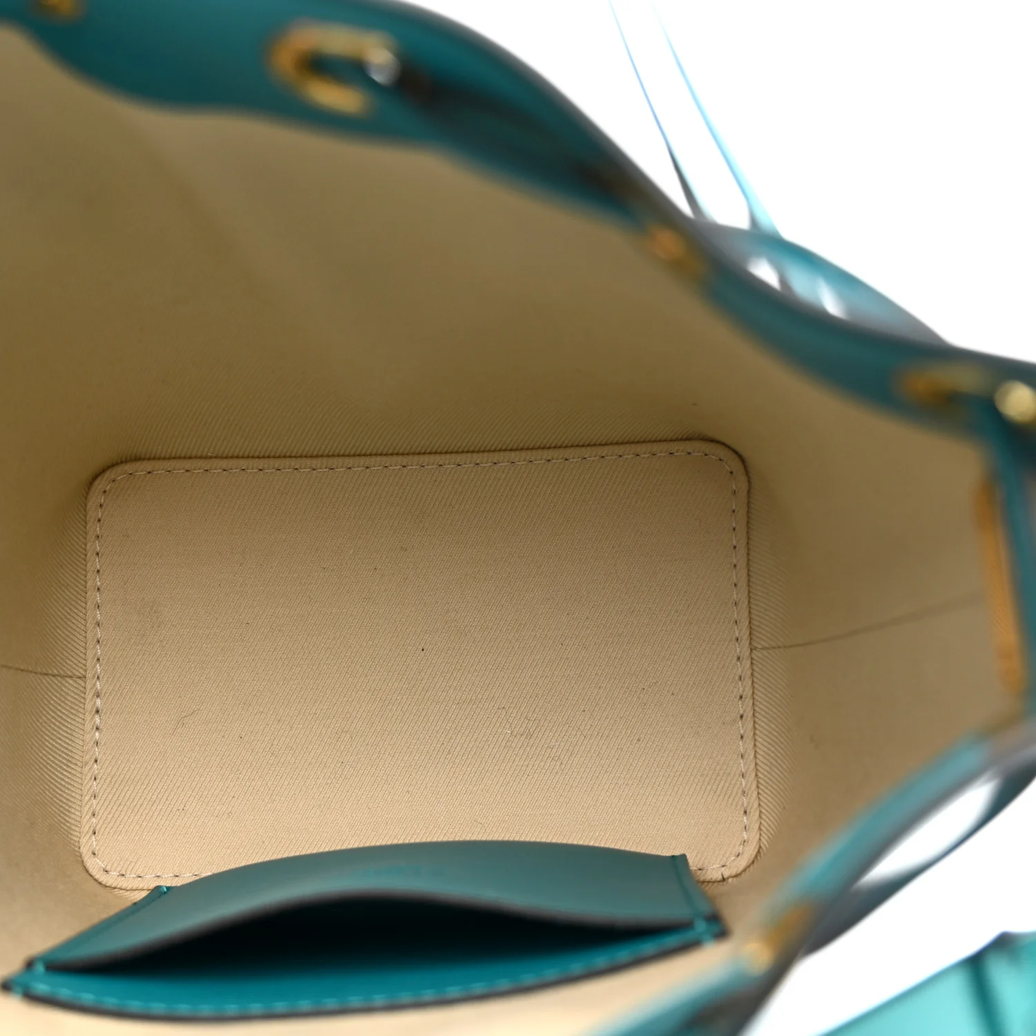 Calfskin Vlogo Bucket Bag Blue - Top Club