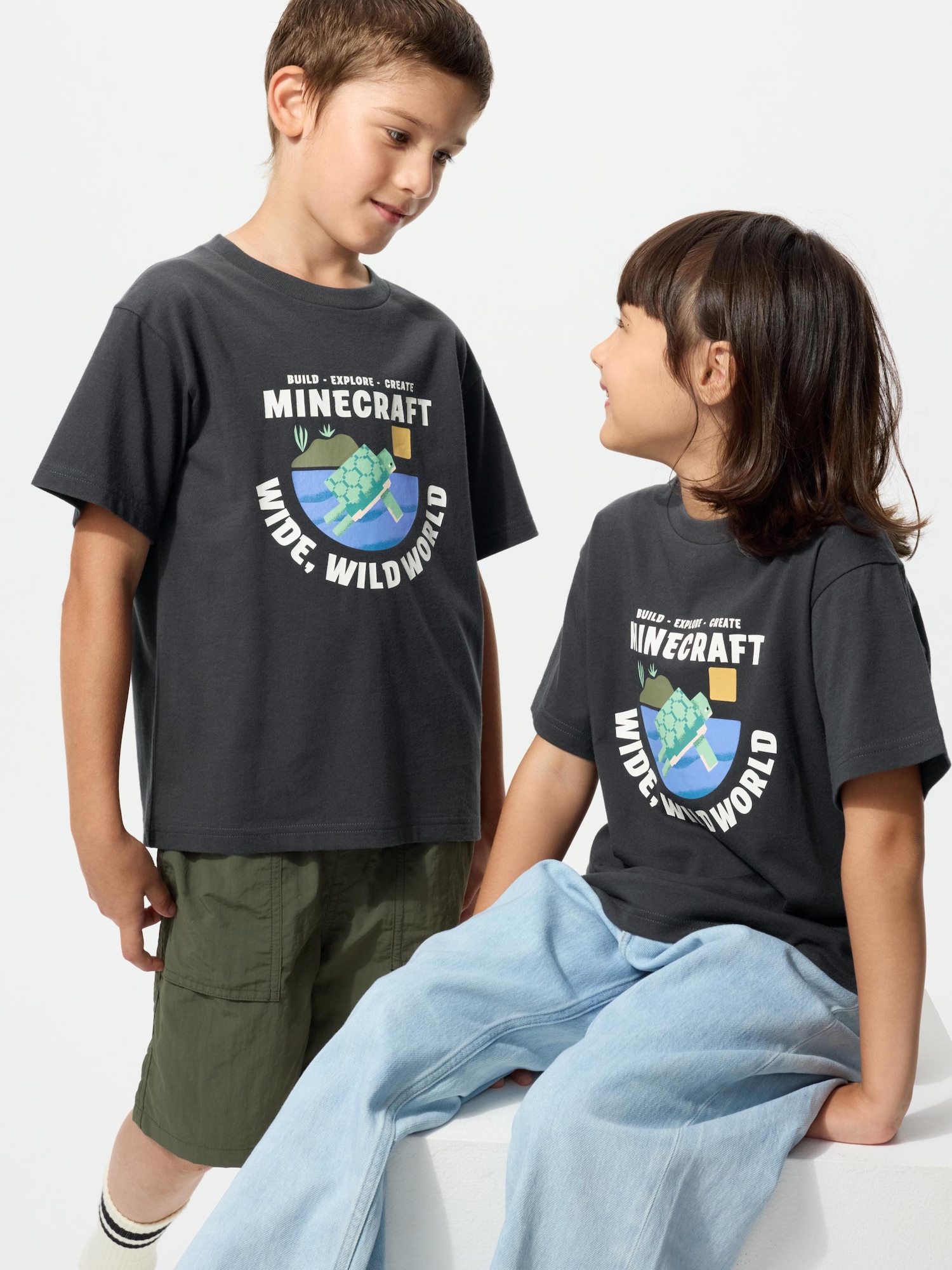 KIDS Minecraft UT Graphic T-Shirt