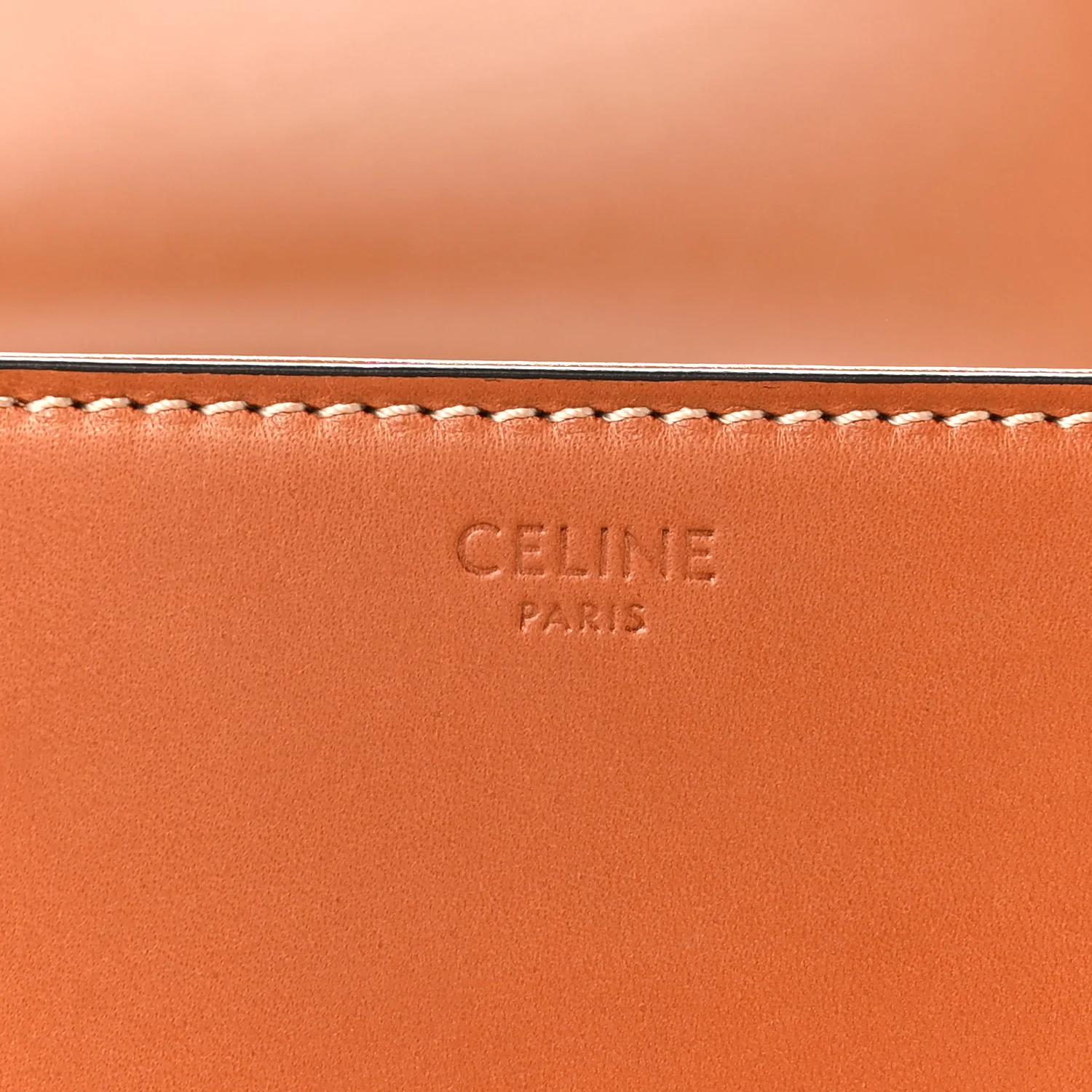 Natural Calfskin Medium Triomphe Tan - Top Club