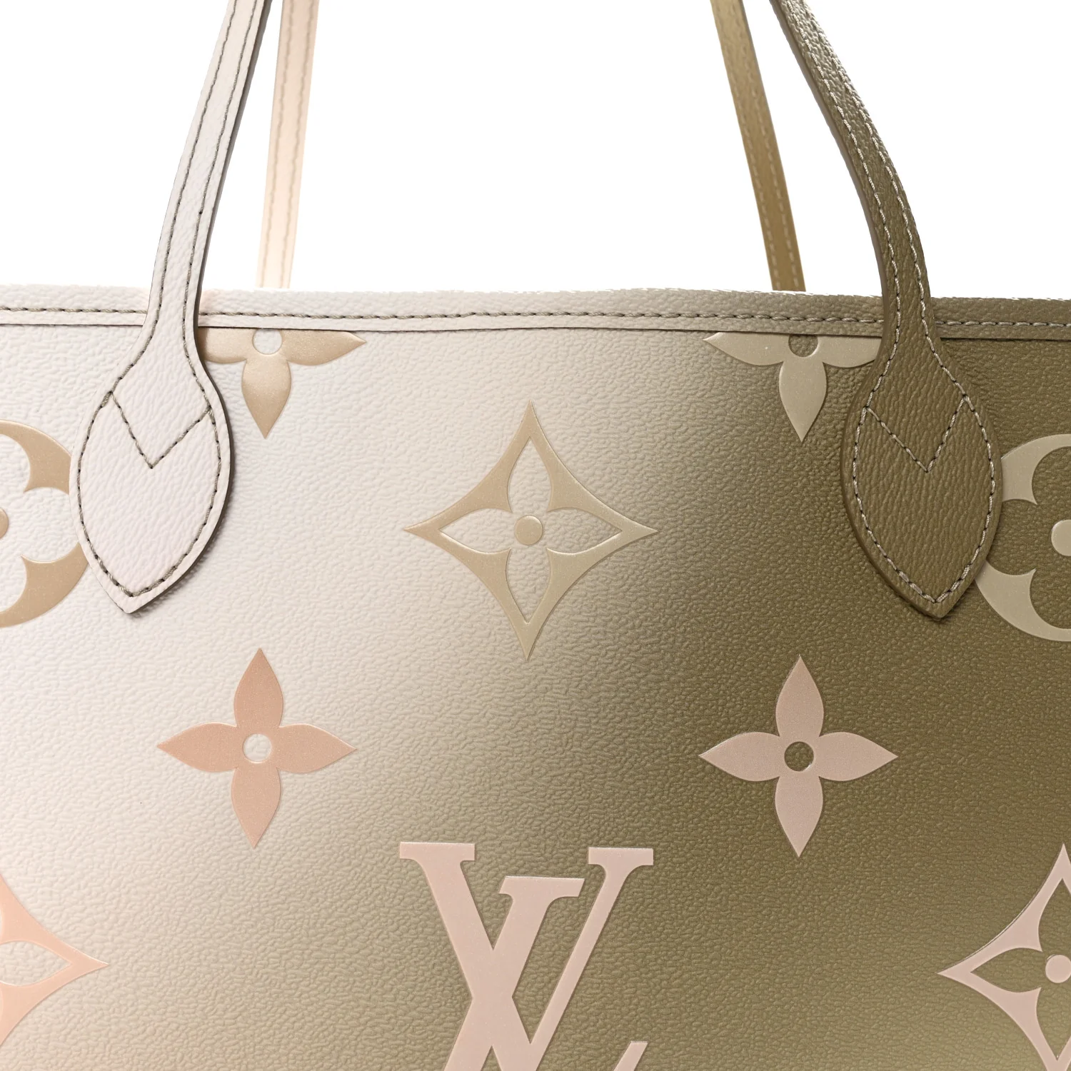 Monogram Giant Spring In The City Neverfull MM Sunset Kaki - Top Club