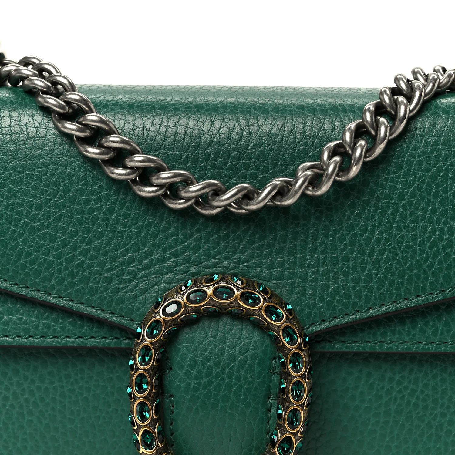 Calfskin Mini Dionysus Shoulder Bag Emerald - Top Club