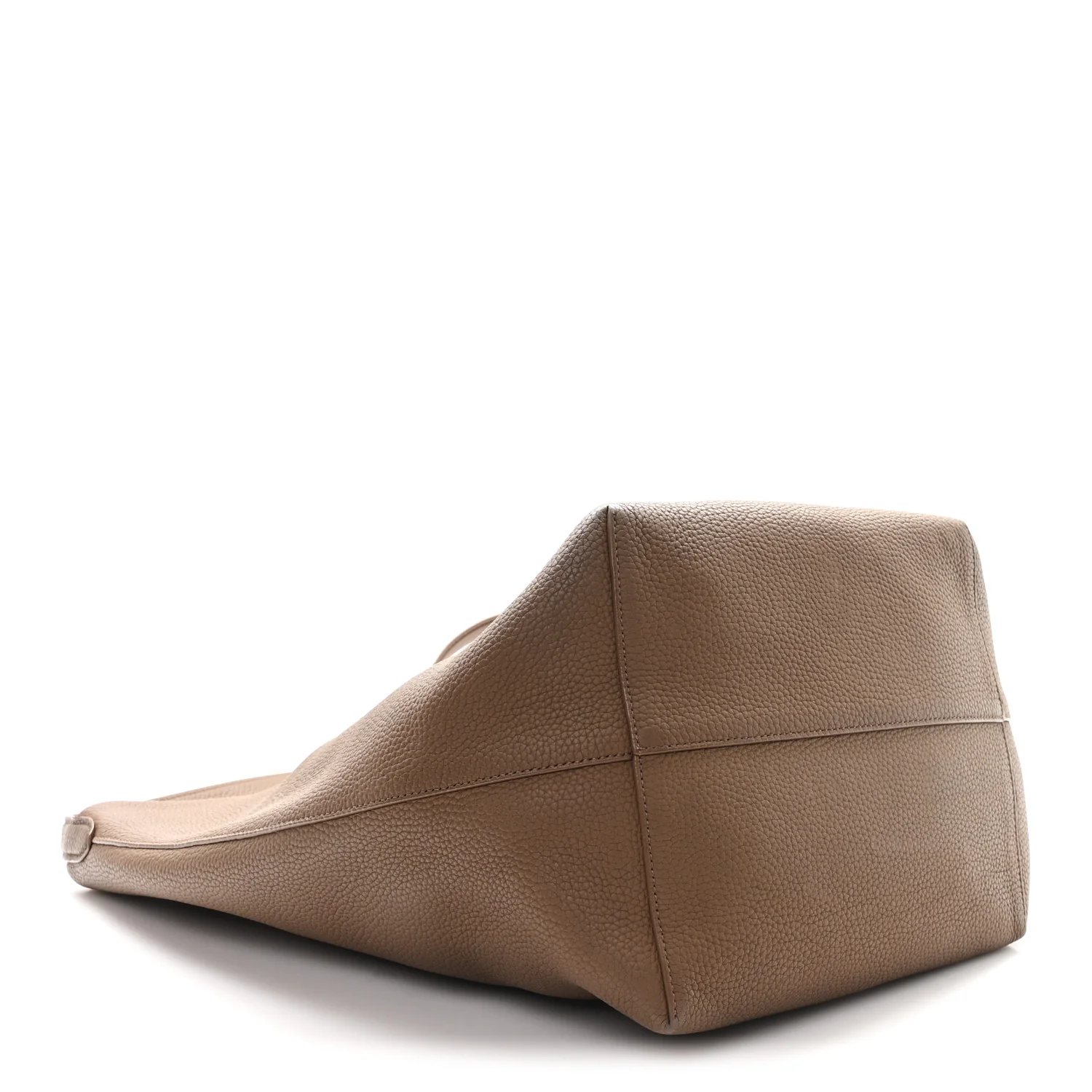 Grained Calfskin Large N/S Park Tote Dark Olive - Top Club