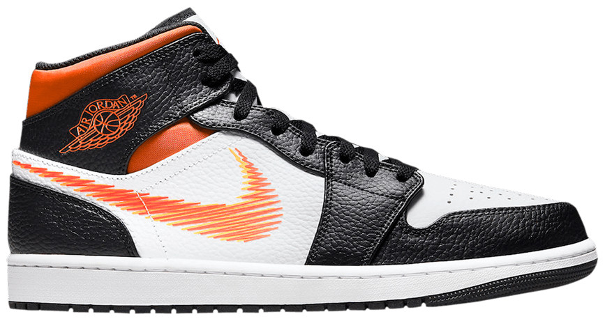Air Jordan 1 Mid  Zig Zag Swoosh  DN4929-100 - Sneaker Replica Workshop