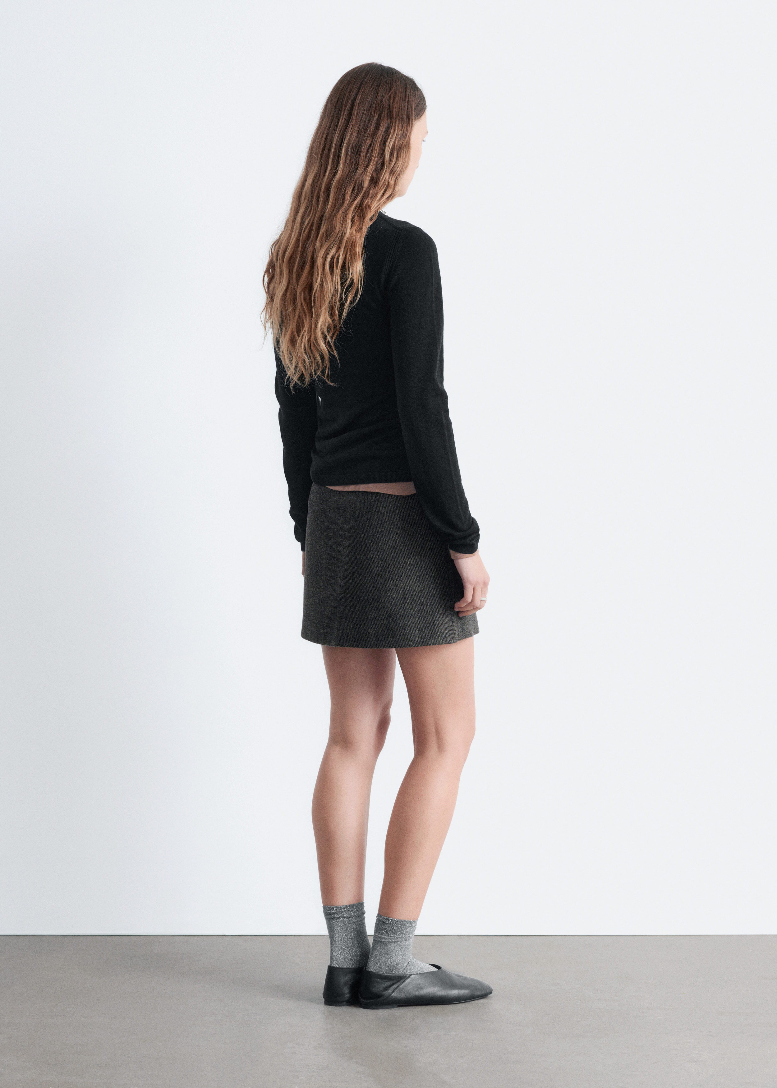 & Other Stories WOOL MINI SKIRT