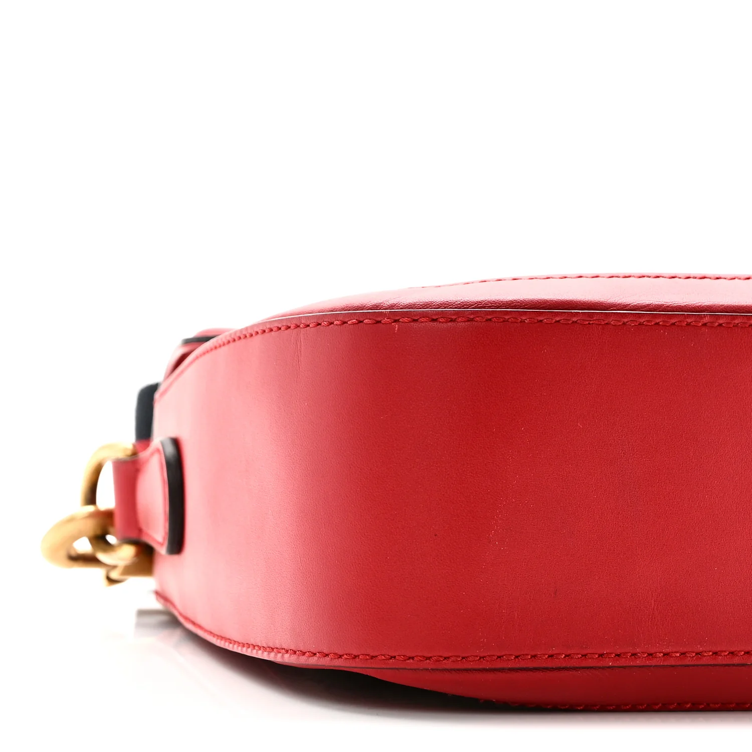 Monogram Ruinart Calfskin Medium Lady Web Shoulder Bag Beige Ebony Hibiscus Red - Top Club