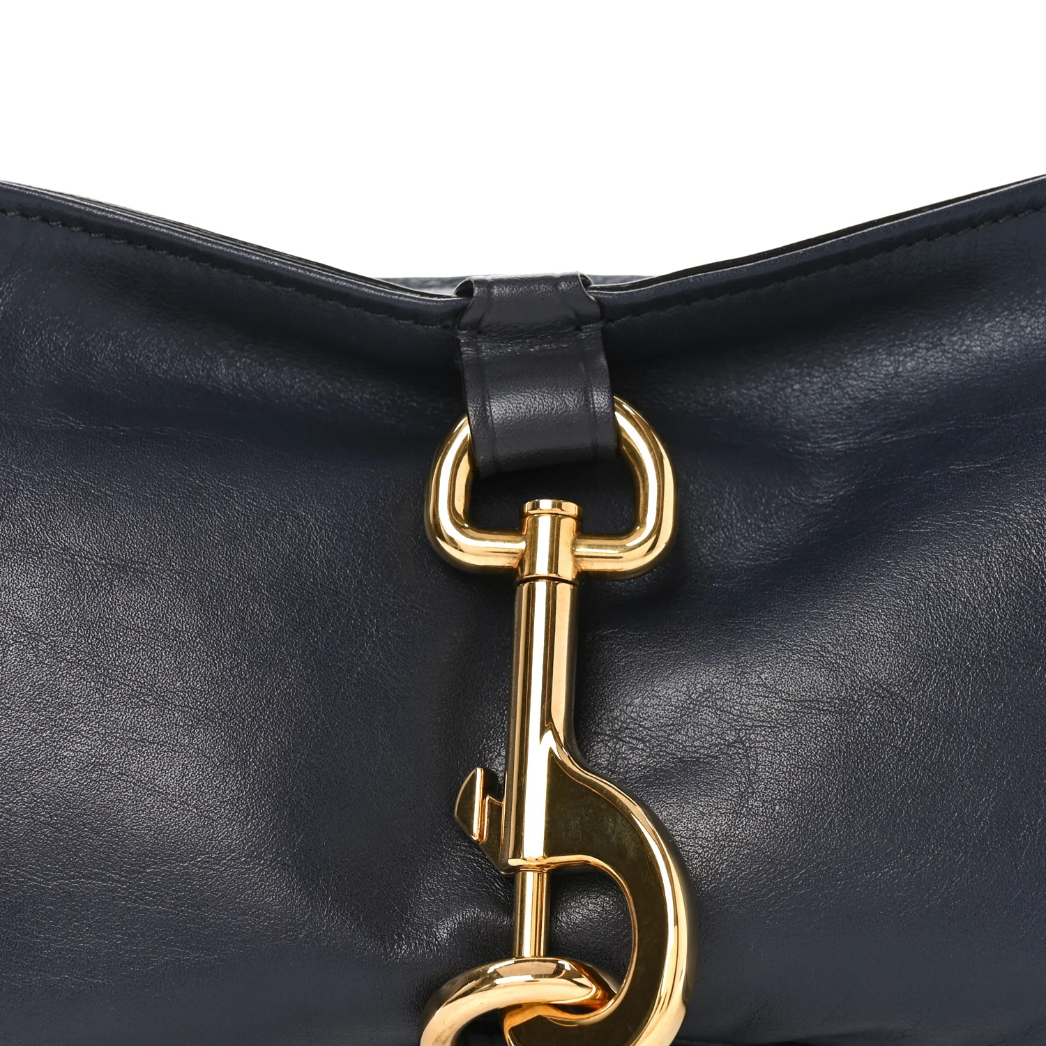 Soft Calfskin Kerala 25 Shoulder Bag Black Navy - Top Club