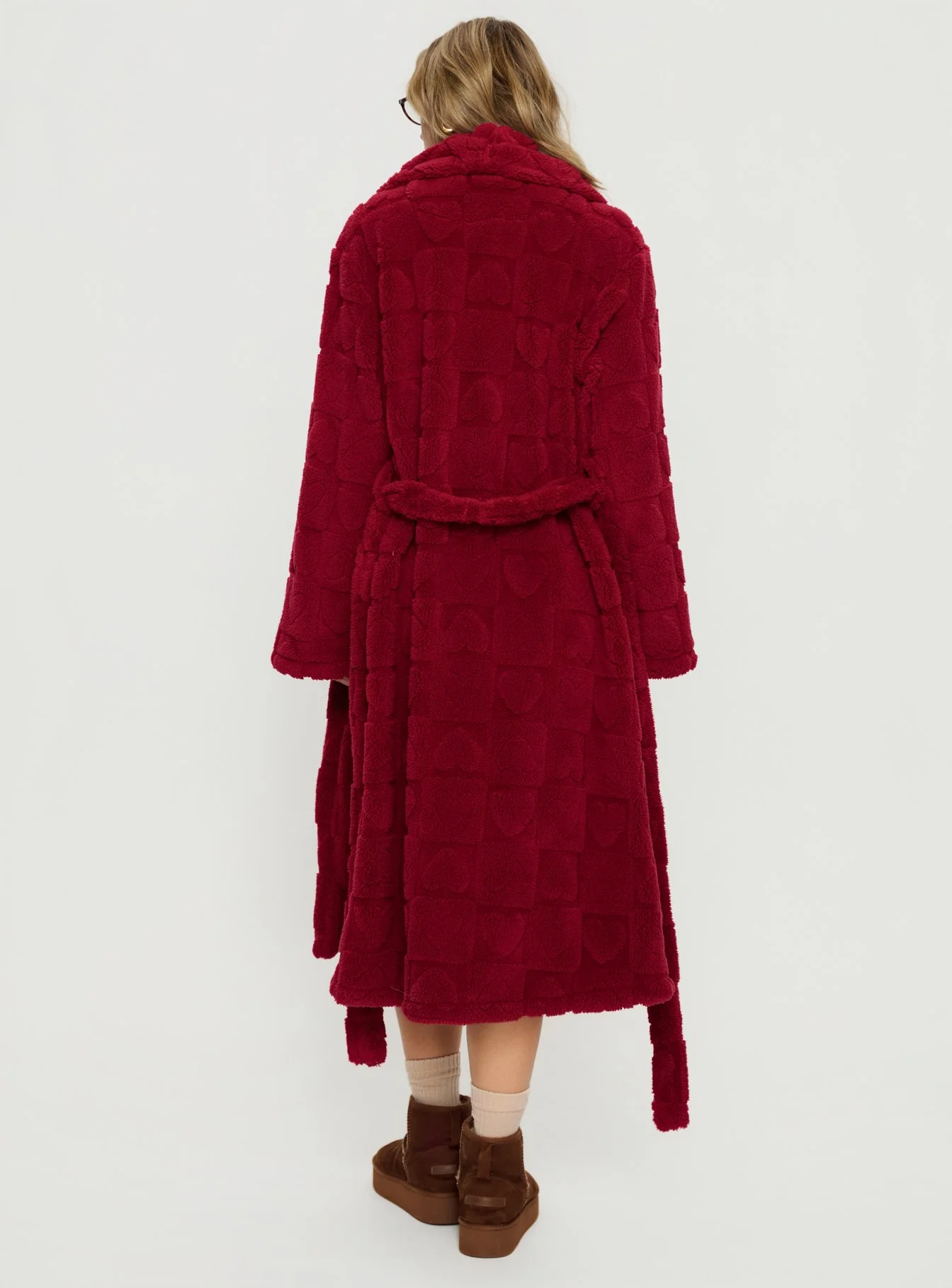 Soothe Bath Robe Burgundy