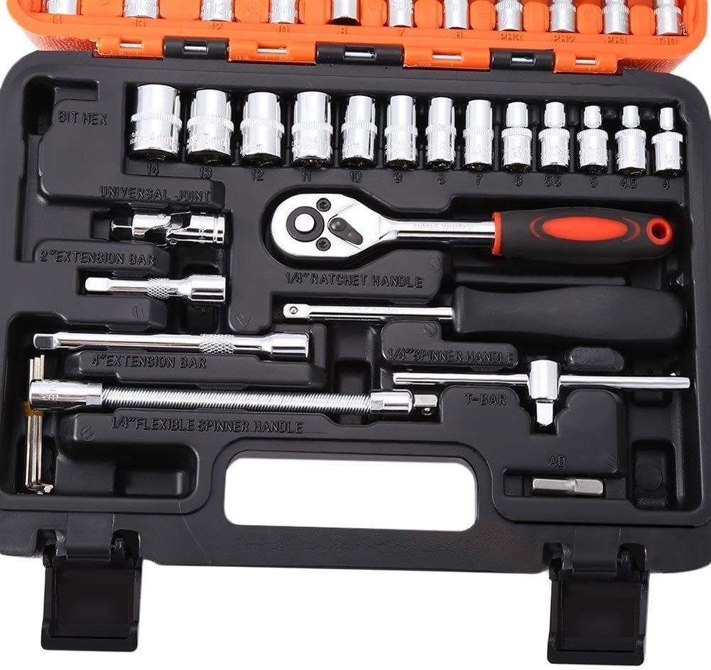 Chiave Satagood Strumenti Automobile Motocicletta Riparazione Auto Cassetta degli Attrezzi Set di Chiavi a cricchetto di precisione Manicotto Giunto Universale Hardware Tool Kit Strumenti di ripa