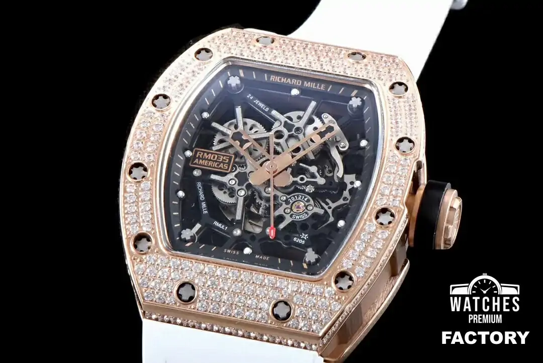 Richard Mille RM035 Americas KV Factory Rubber Strap
