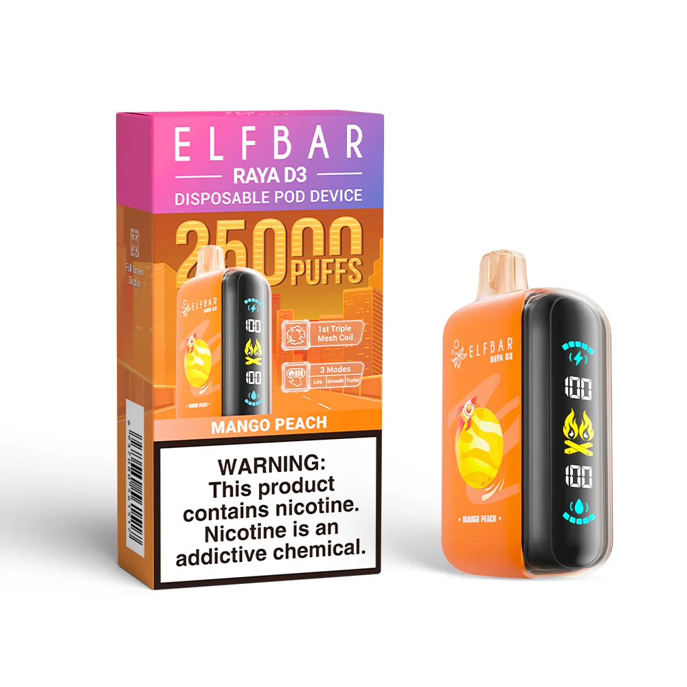 ELFBAR RAYA D3 Disposable Vape (All Flavours)
