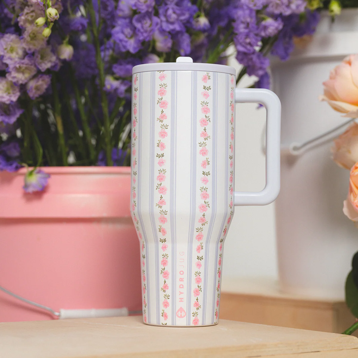 Traveler 32oz FreeSip® Stainless Steel Water Bottle - Primrose