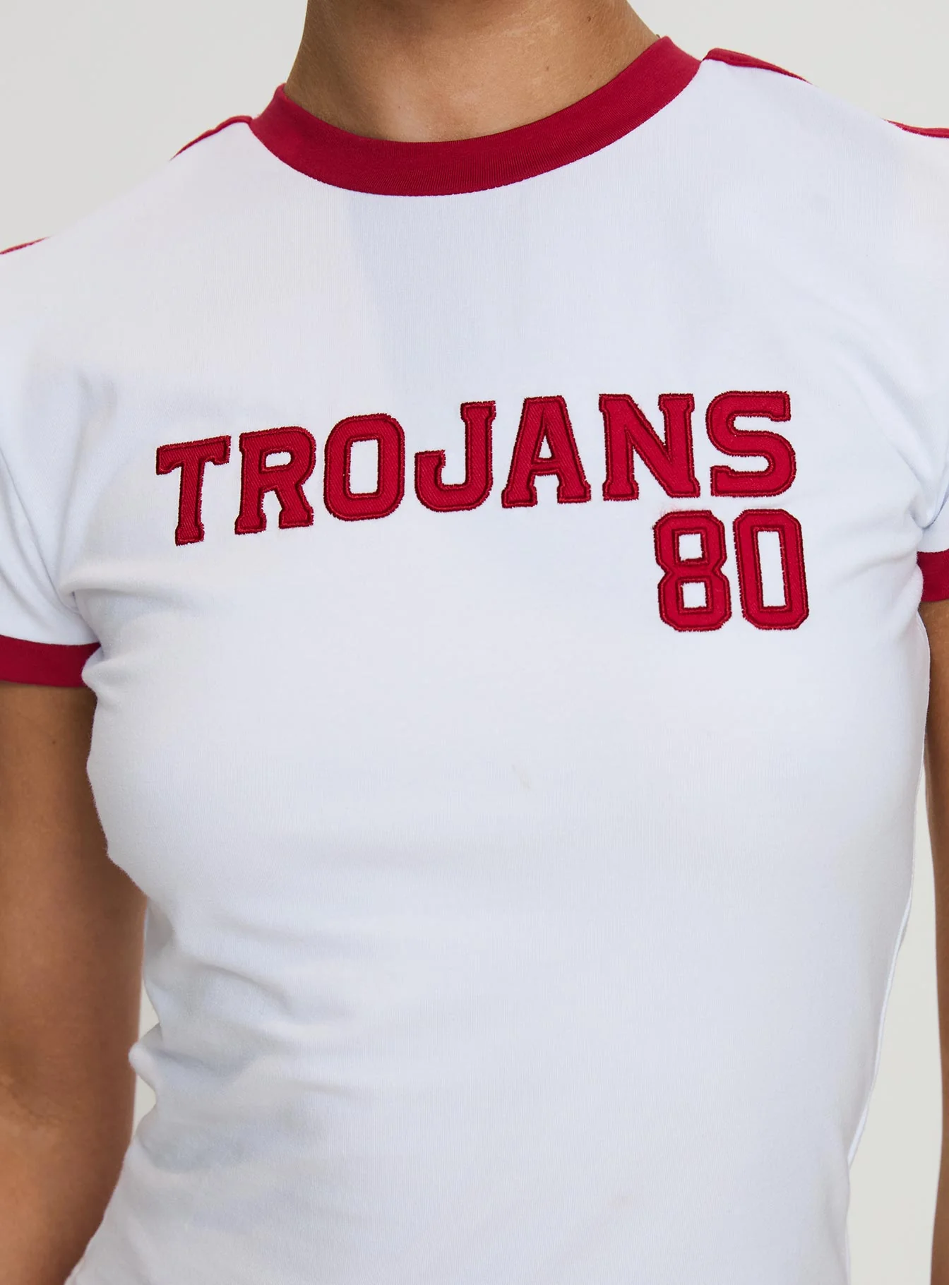 USC Goalie Baby Tee White