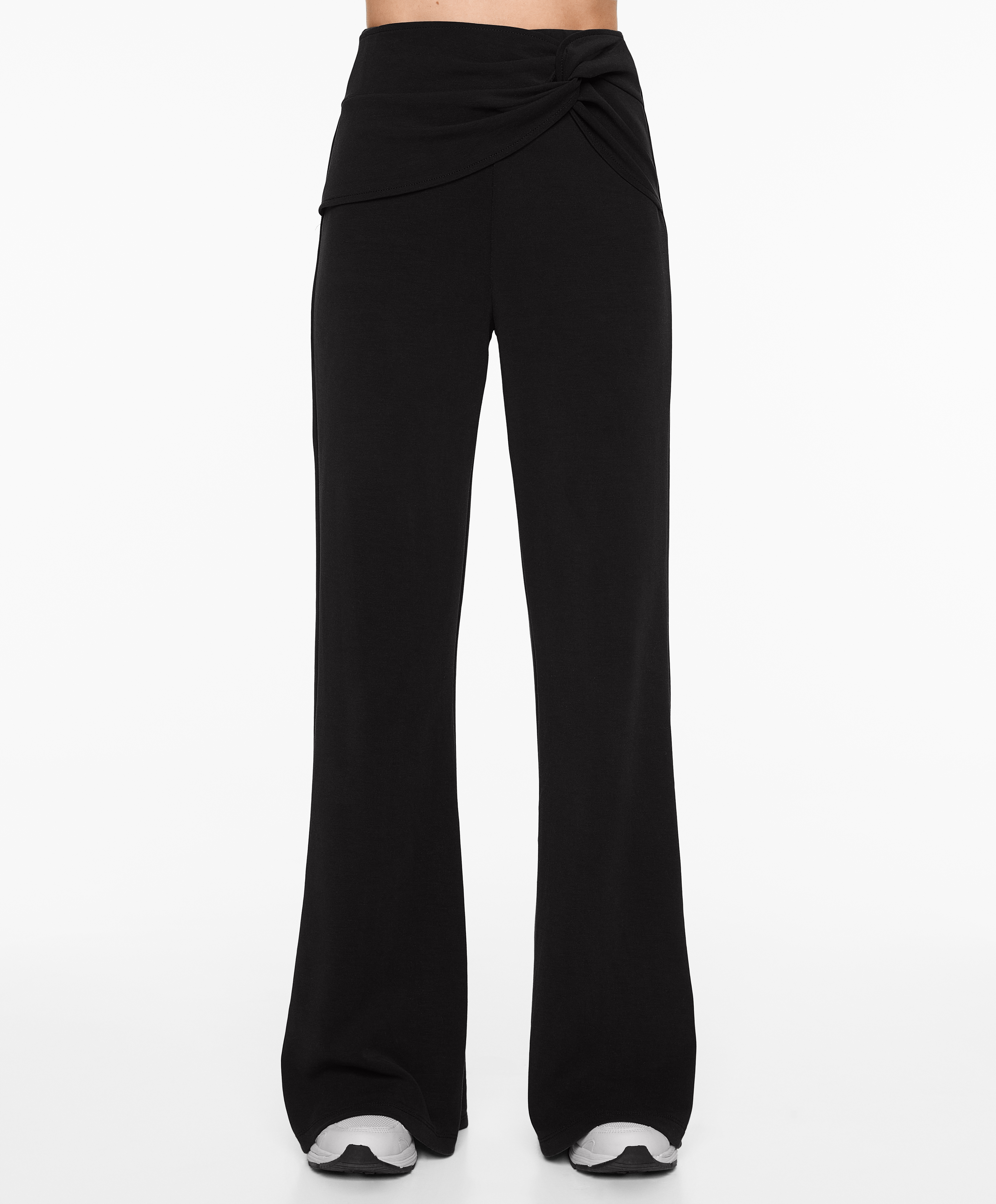 OYSHO Flare trousers with modal