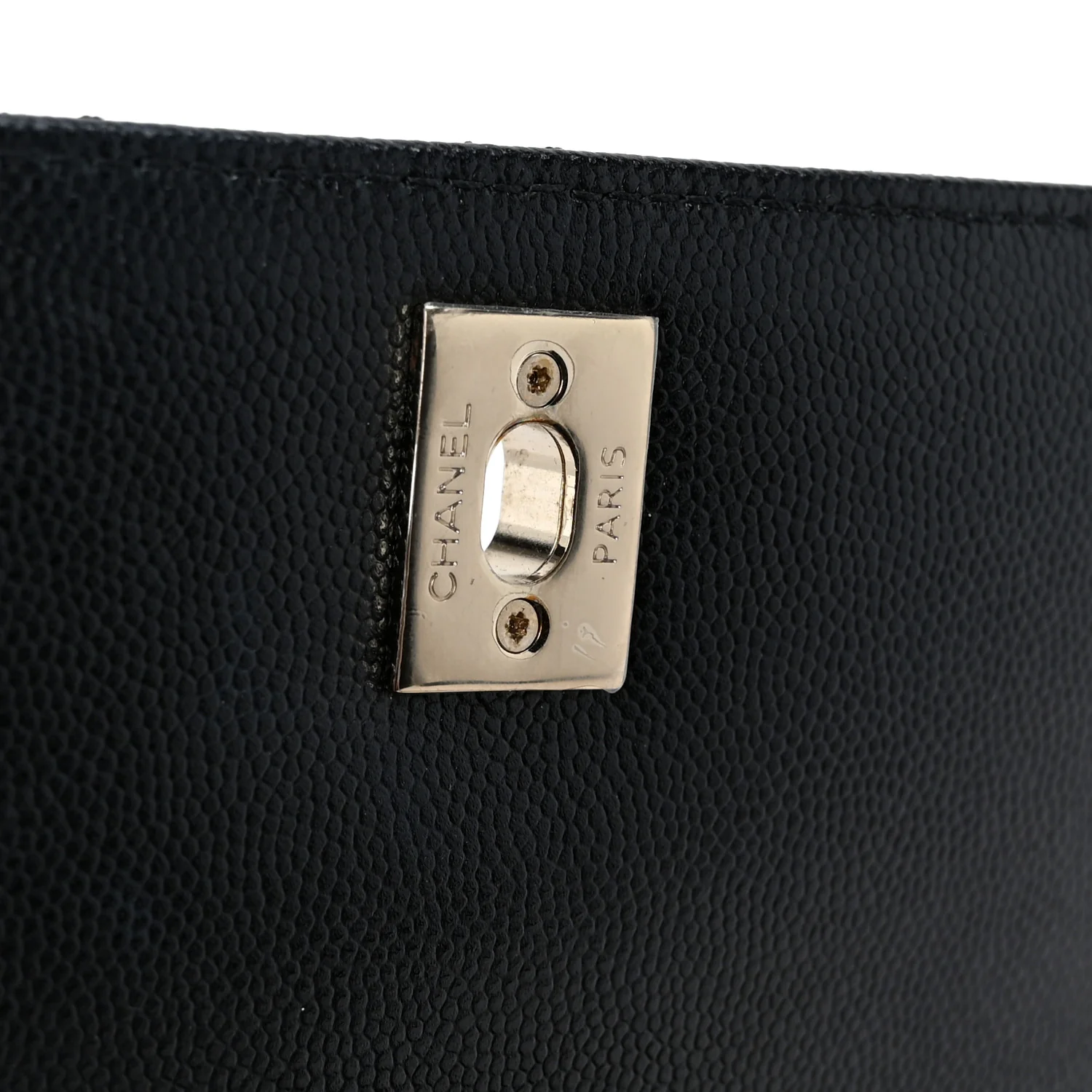 Caviar Quilted Extra Mini Coco Handle Flap Black - Top Club