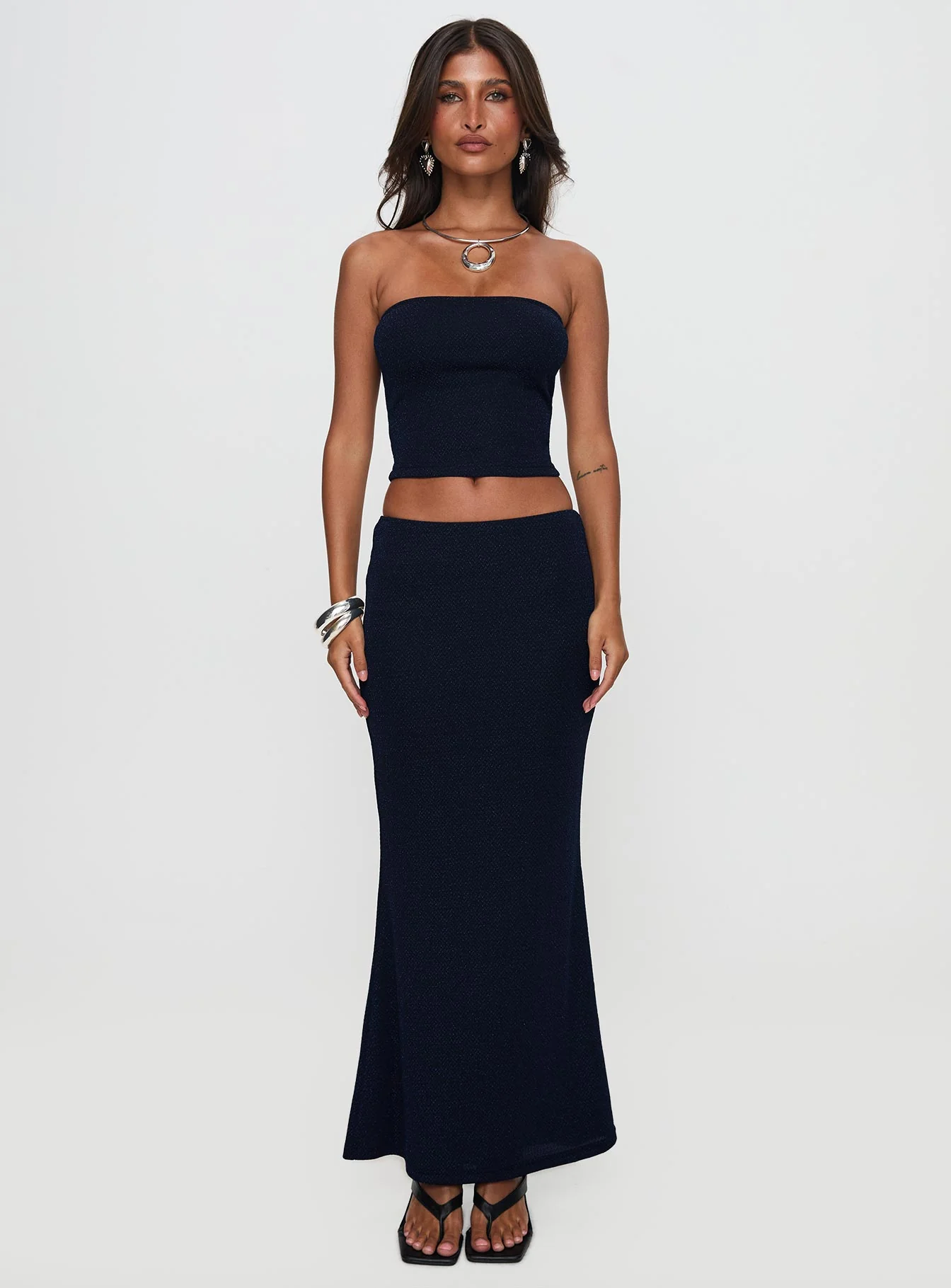 Lampton Strapless Set Navy