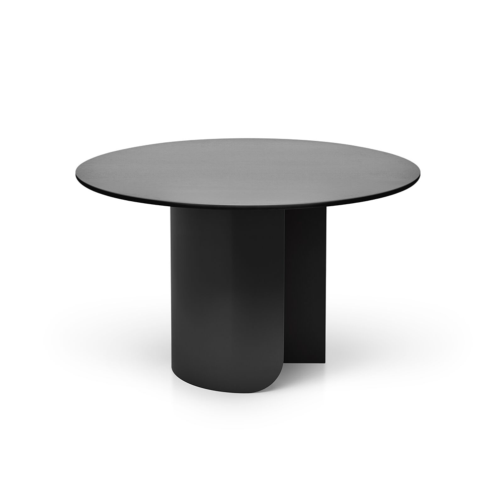 Eettafel Plateau Ø120 cm zwart