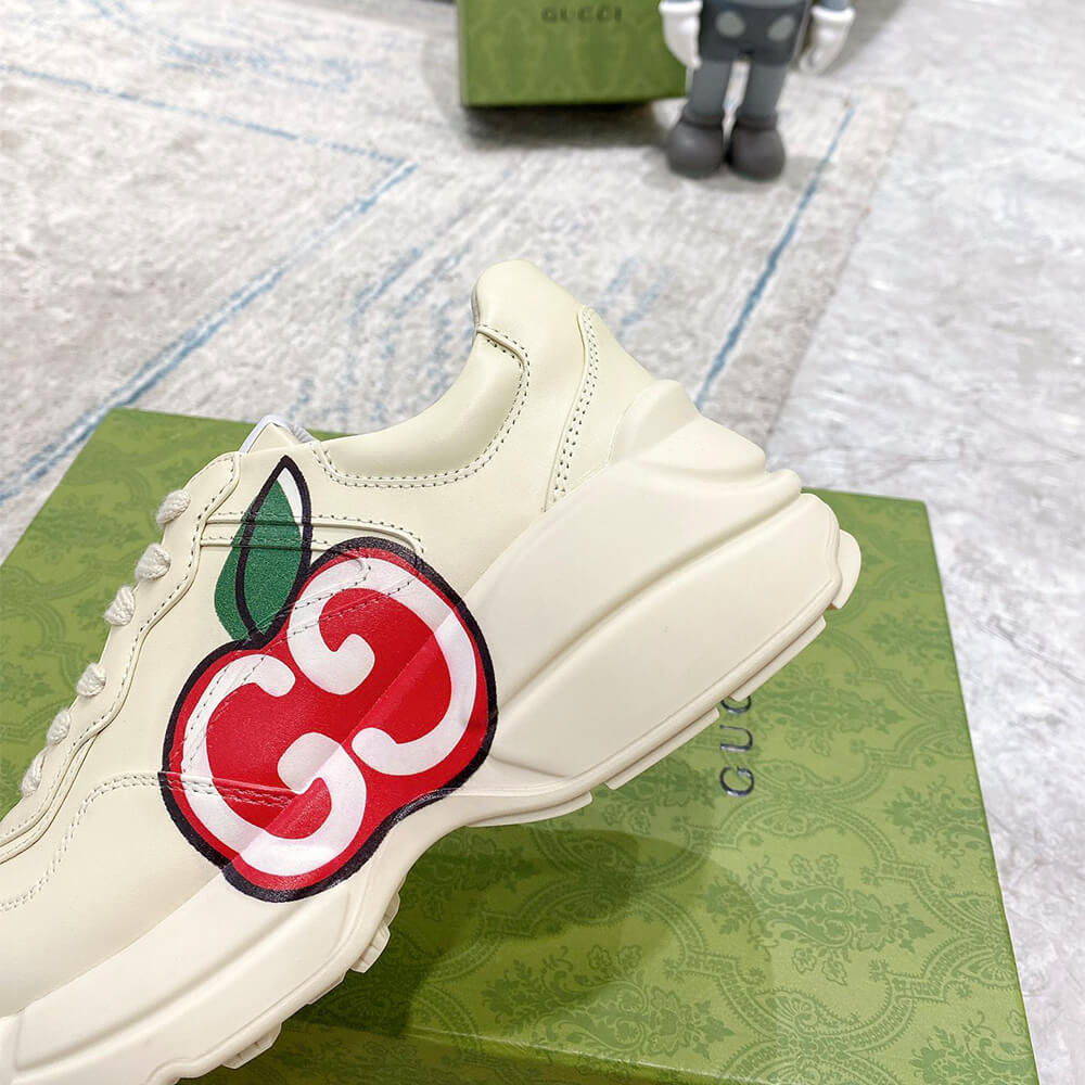 Gucci Rhyton Apple-print Sneaker - Top Club