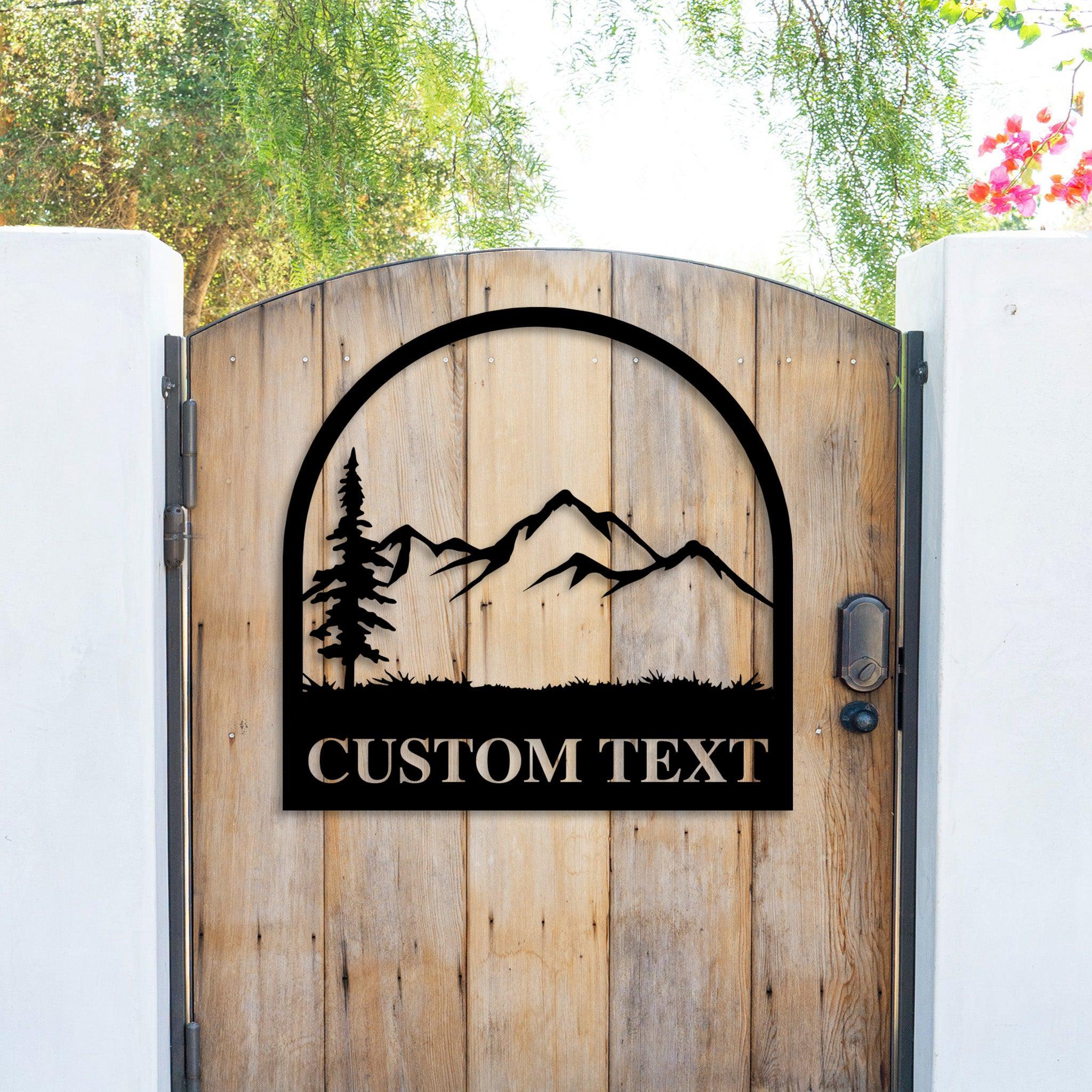 Custom Outdoors Mountain Scene Metal Wall Art - Alvarez Pro Painting LLC