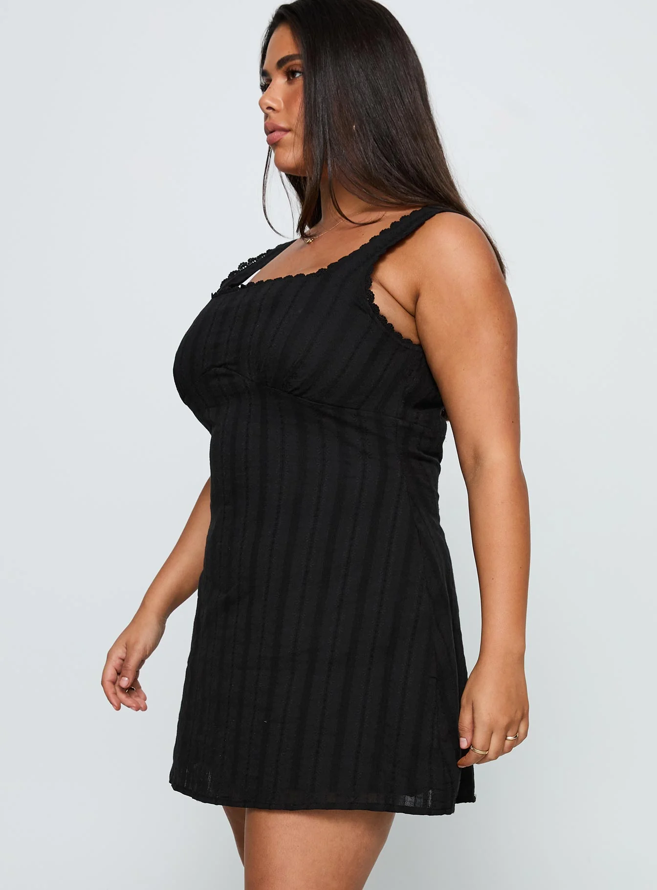 Dasha Mini Dress Black Curve