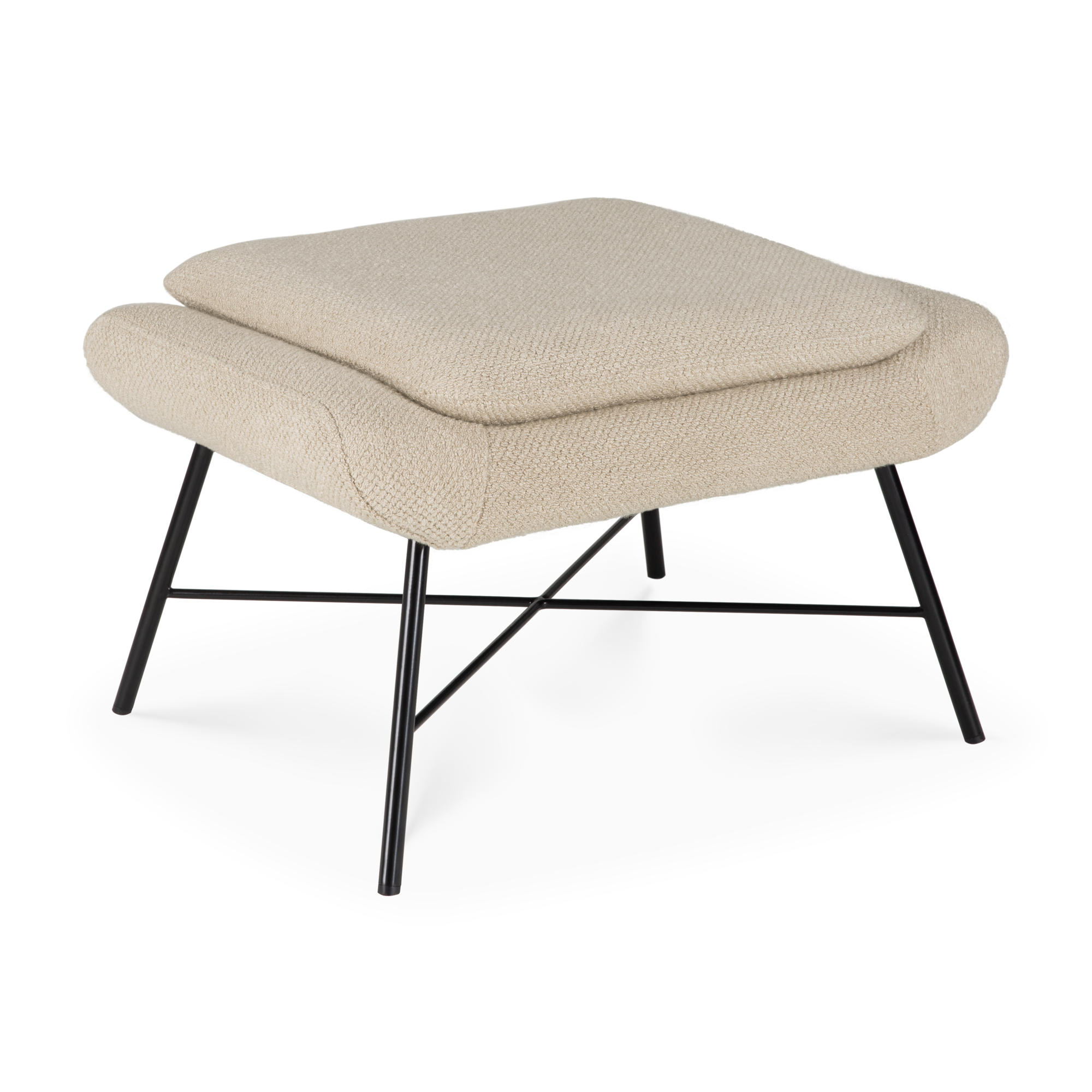 Ethnicraft - Barrow voetenbank - off white