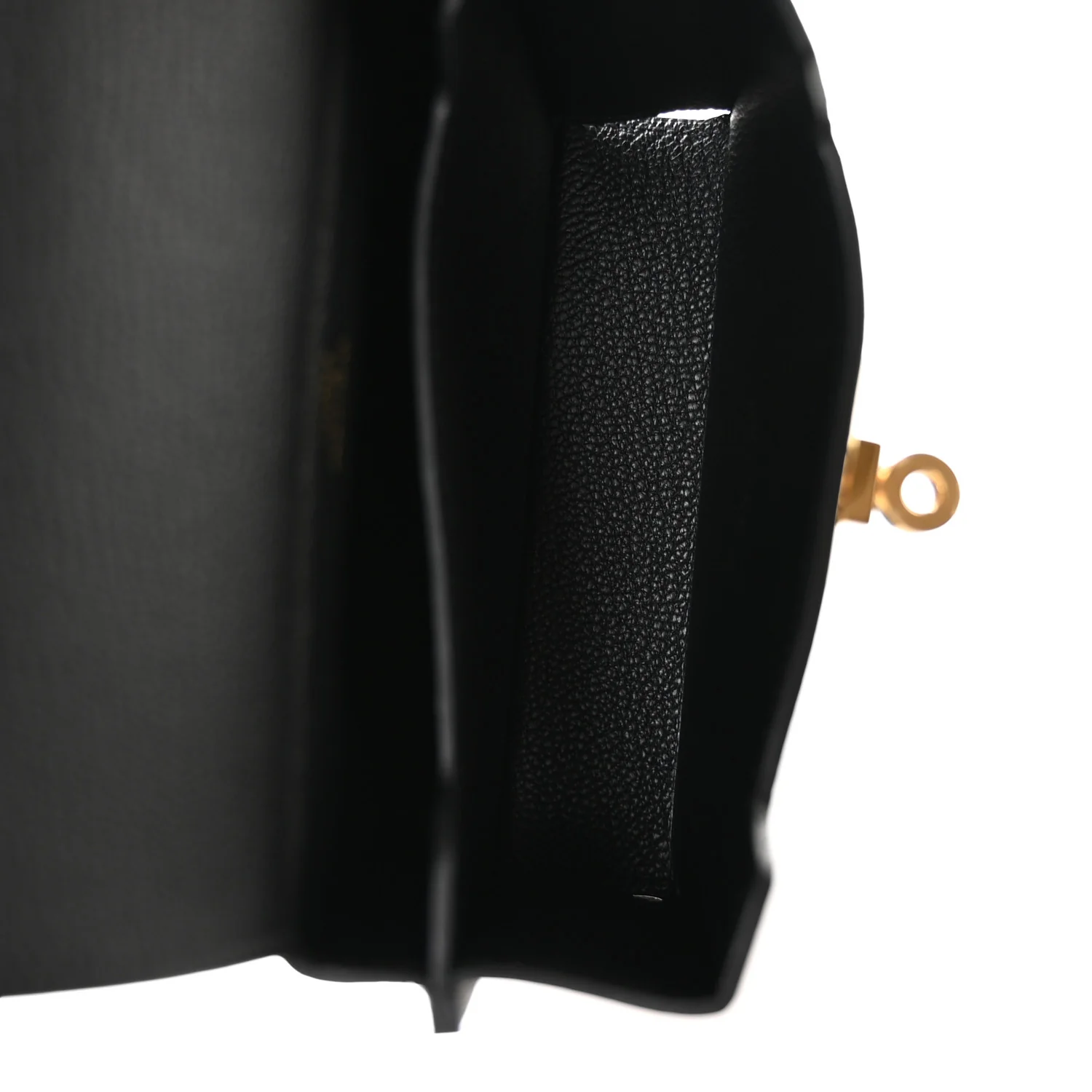 Epsom Kelly Multi Pocket Pochette To Go Black - Top Club