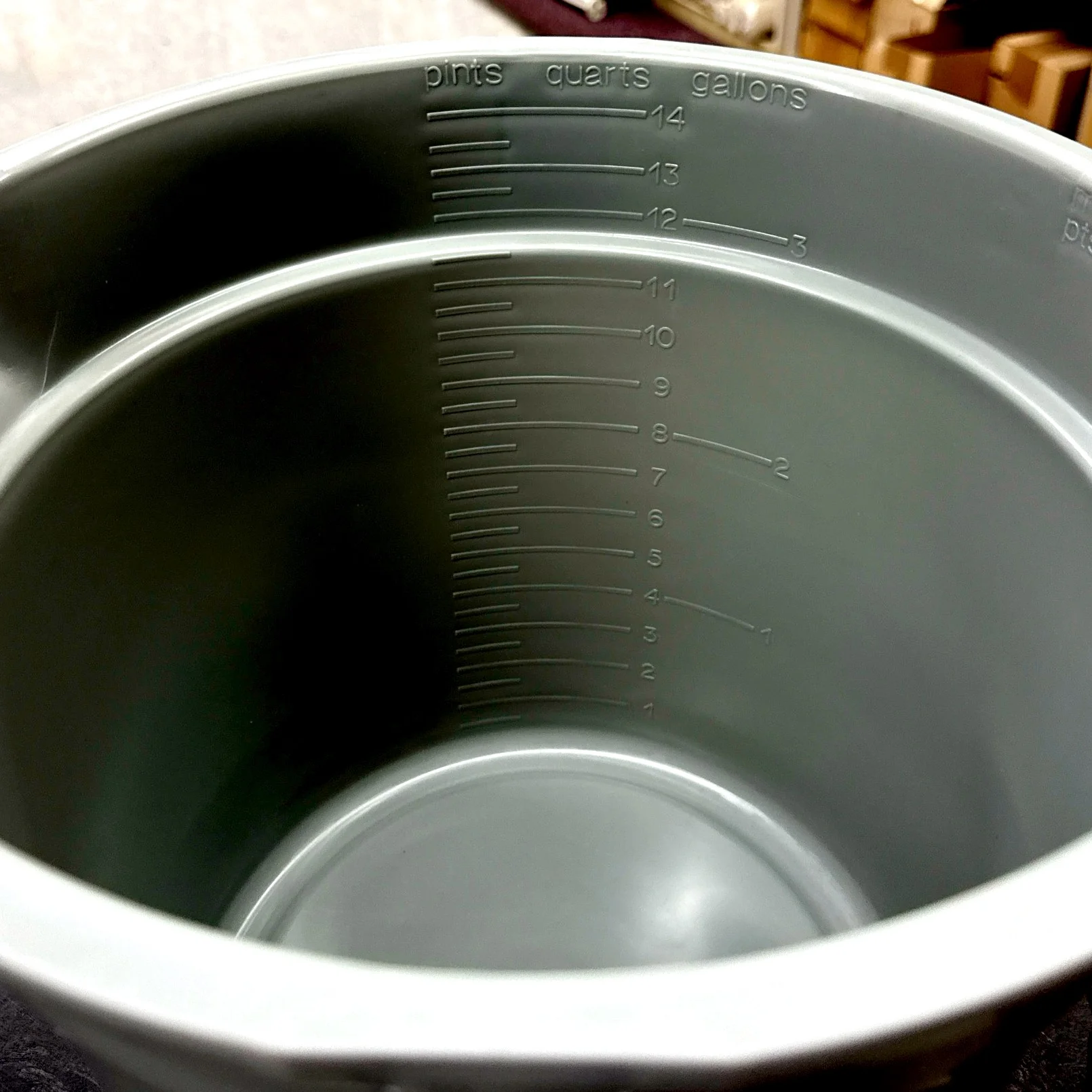 14 QT GRAY PLASTIC BUCKET / PAIL - Victorias Cleaning and Janitor