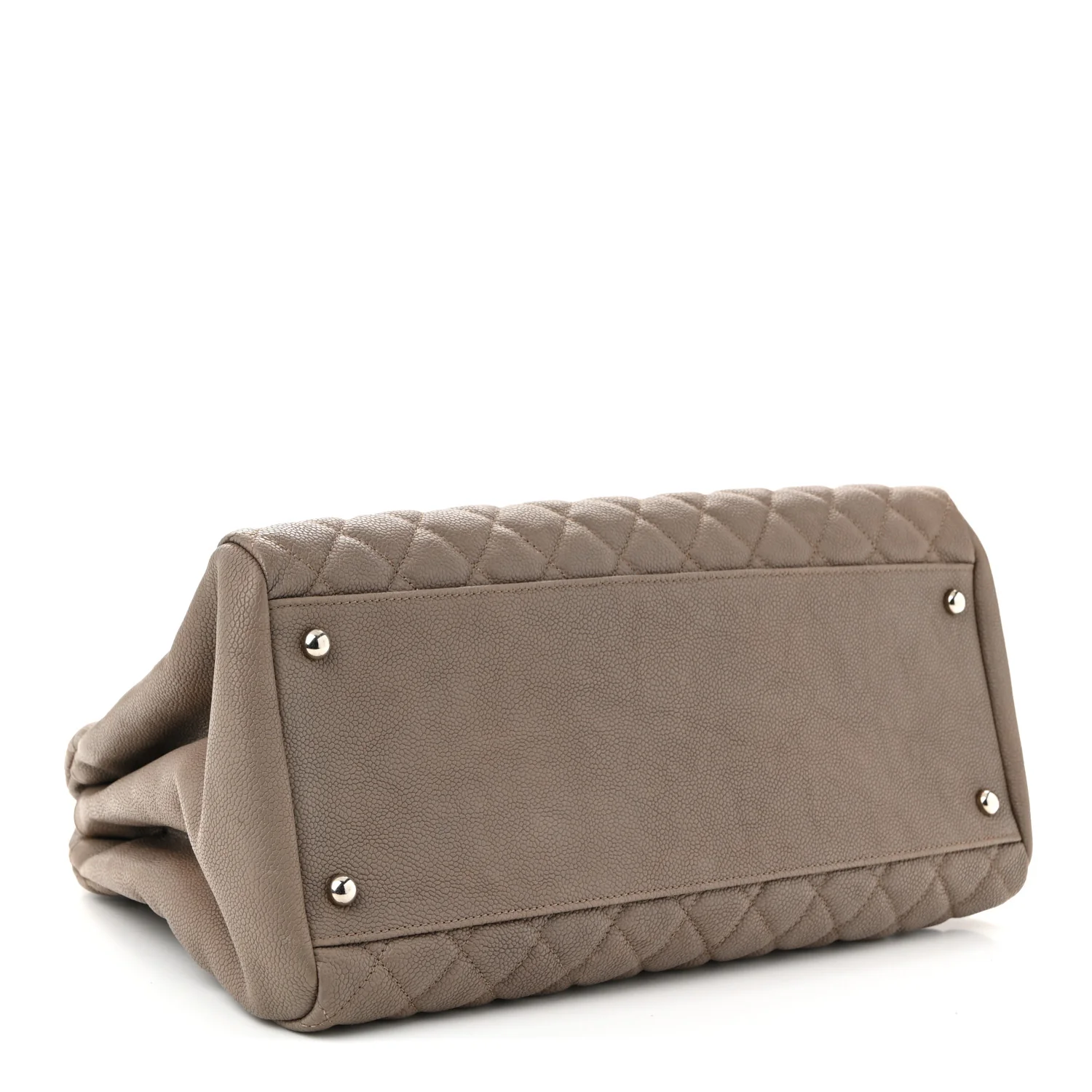 Caviar Quilted Large Just Mademoiselle Beige - Top Club