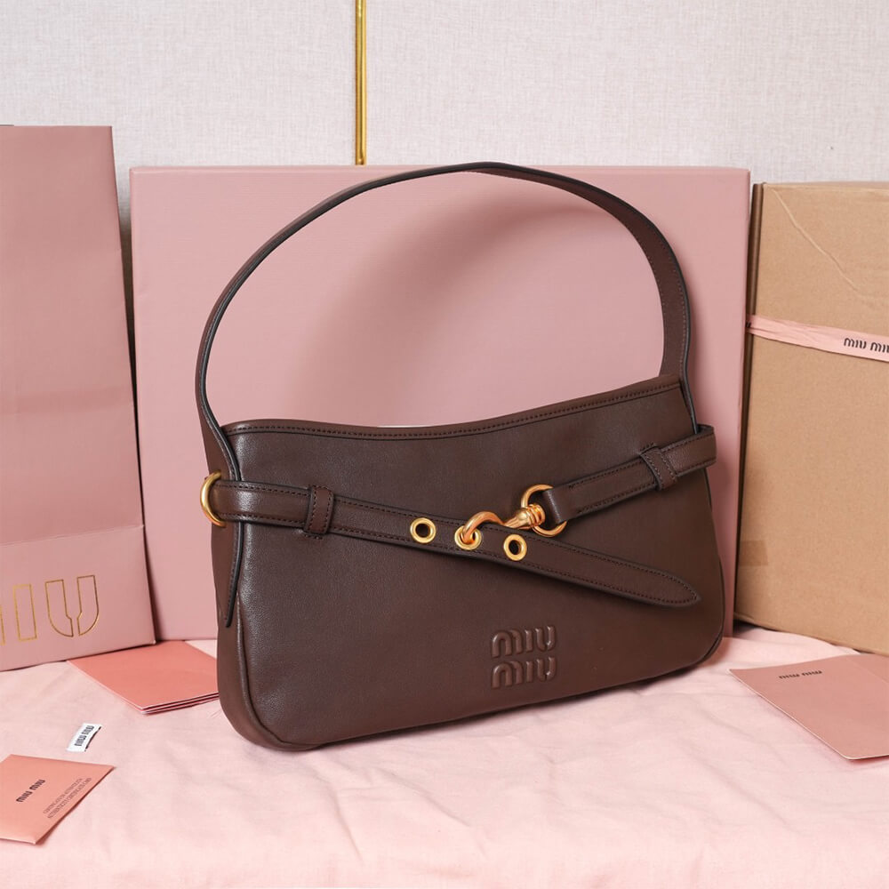 MIUMIU Regular Aventure nappa leather bag(HIGH-END GRADE) - Top Club