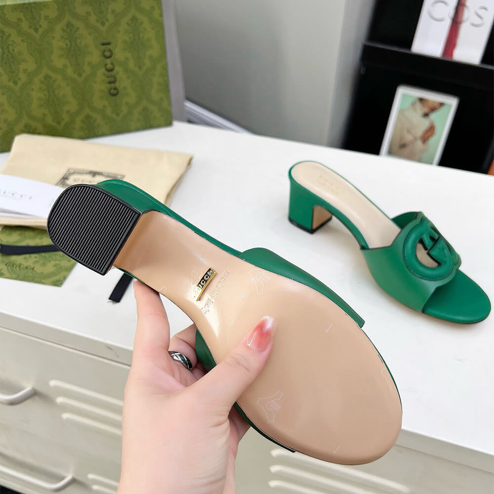 GUCCI Women s Interlocking G slide sandal - Top Club