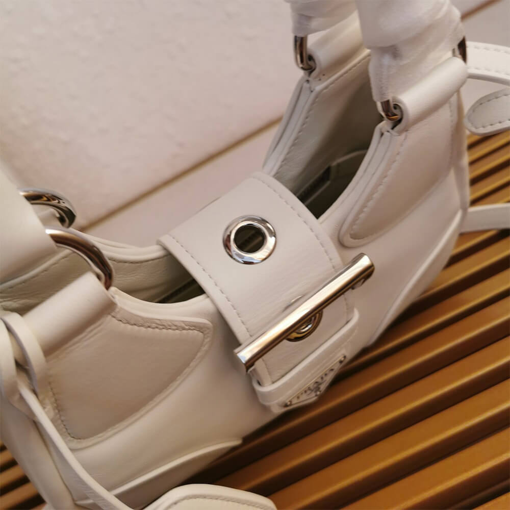 Prada Moon padded nappa-leather bag - Top Club