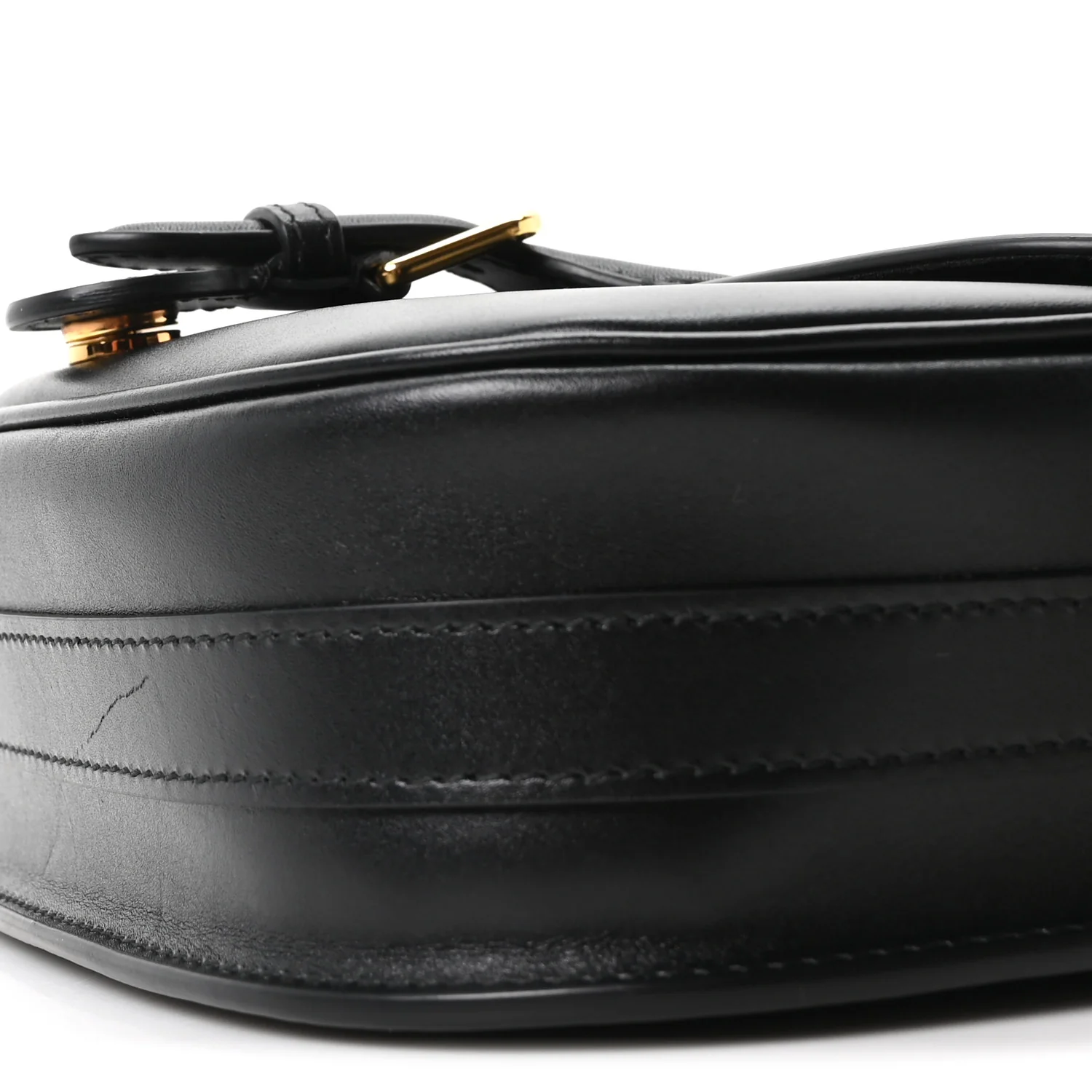 Box Calfskin Medium Bobby Flap Black - Top Club