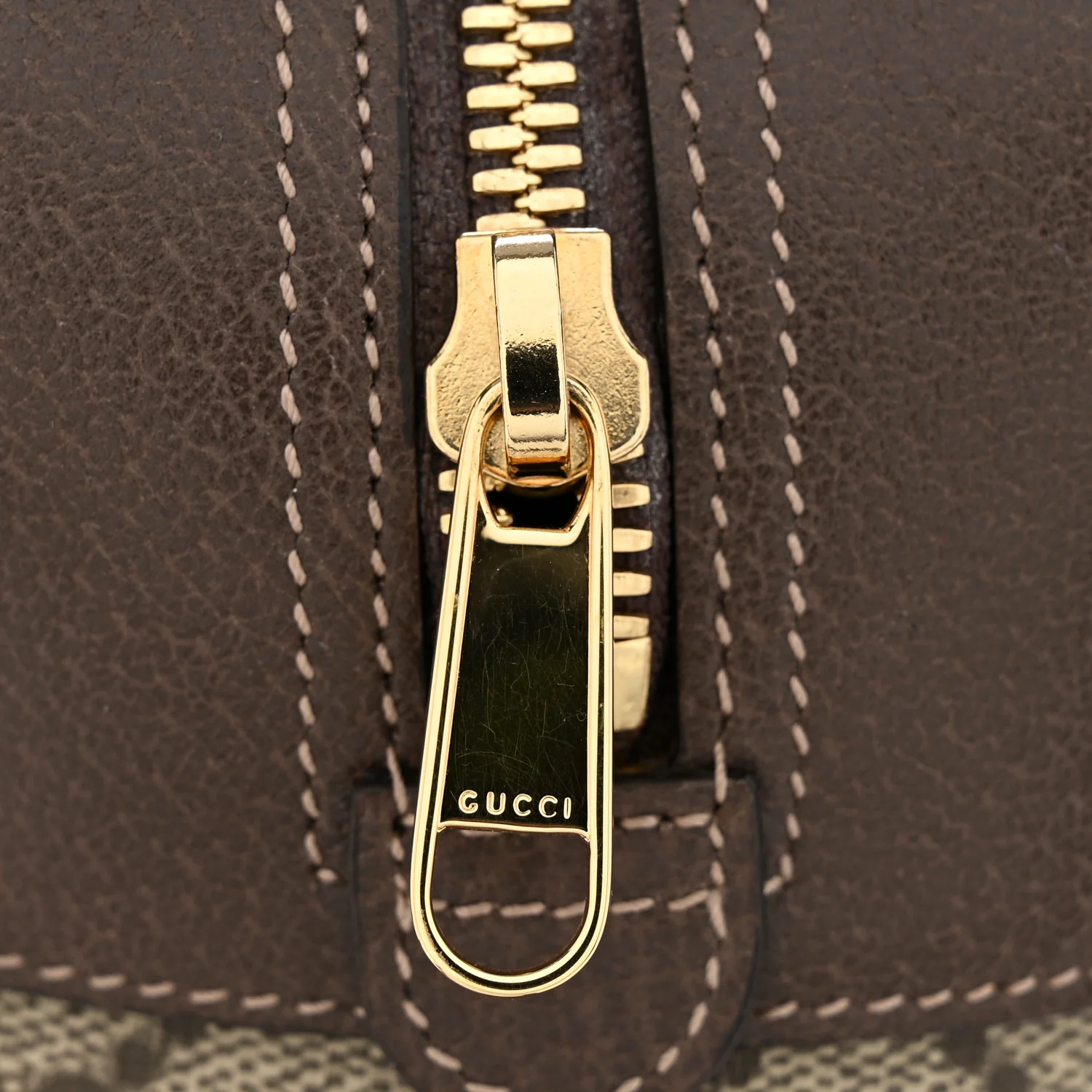 GG Supreme Monogram Web Small Ophidia Shoulder Bag Brown - Top Club