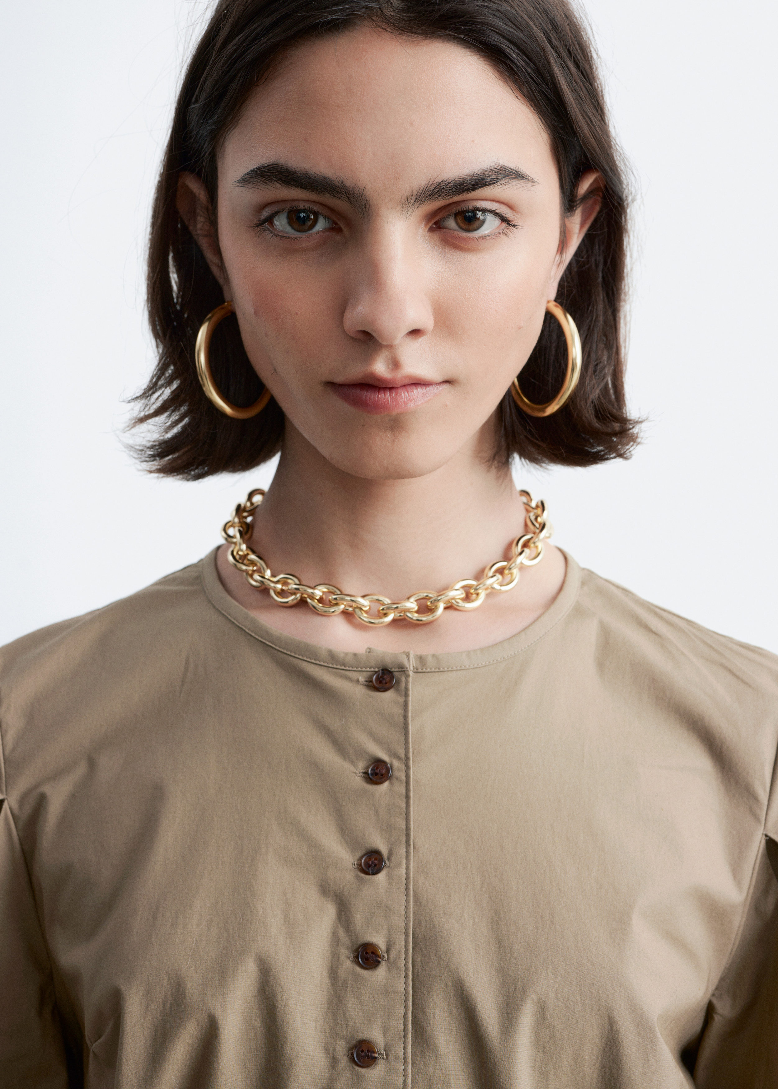 & Other Stories PUFF-SLEEVE BLOUSE