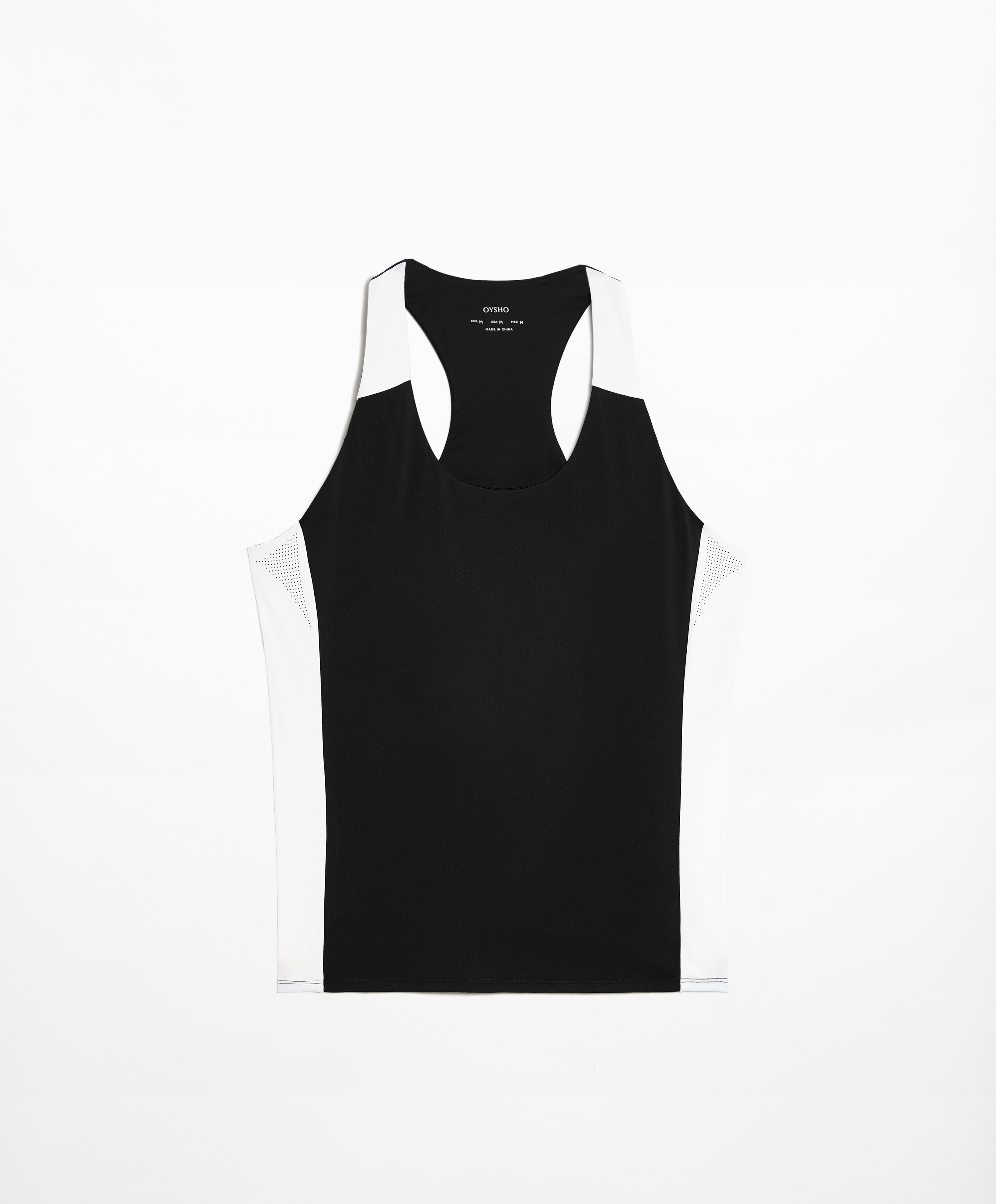 OYSHO Sleeveless block T-shirt