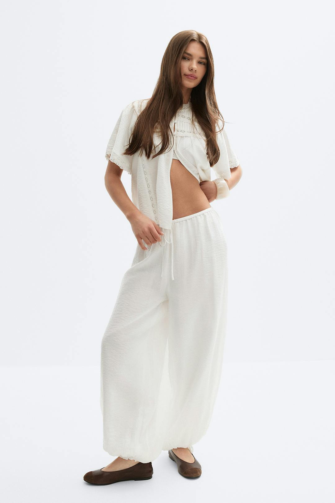 Gina Tricot sheer balloon trousers