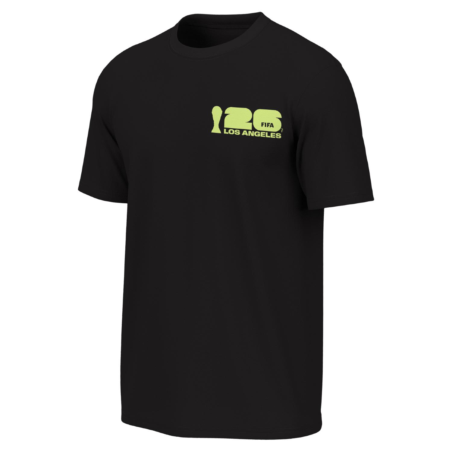2026 World Cup Los Angeles Poster Black T-Shirt - Unisex