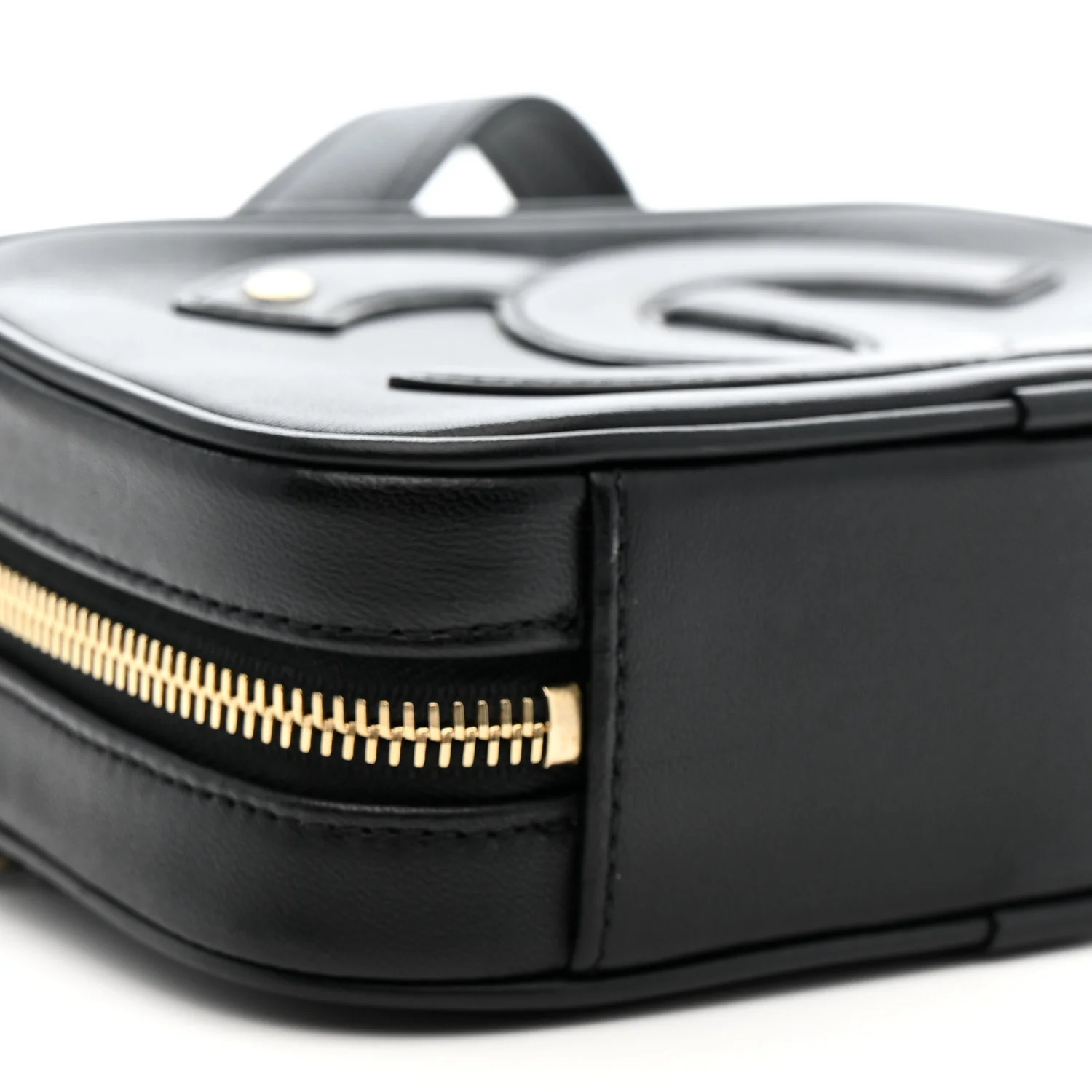 Lambskin CC Mania Camera Case Black - Top Club