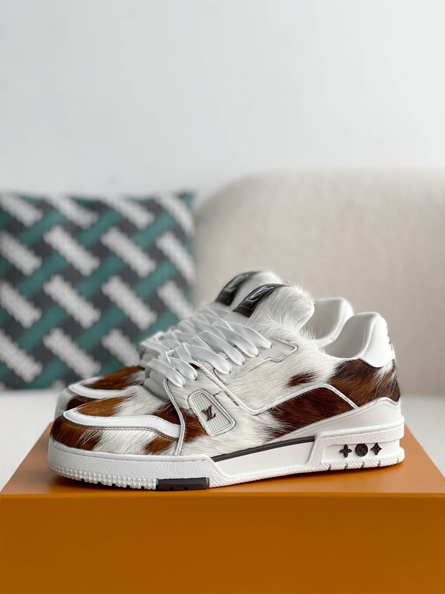 Louis Vuitton LV Trainer #54 Brown Pony Sneaker - Sneaker Replica Workshop