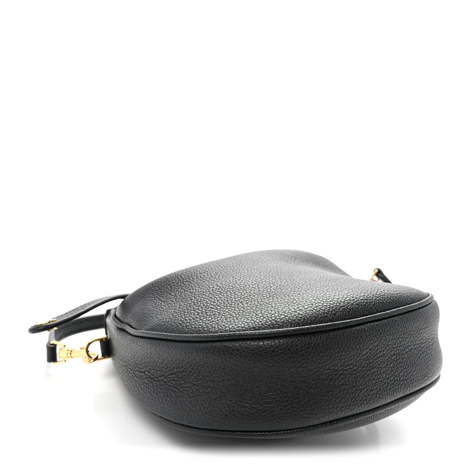 Supple Grained Calfskin Teen Lulu Shoulder Bag Black - Top Club