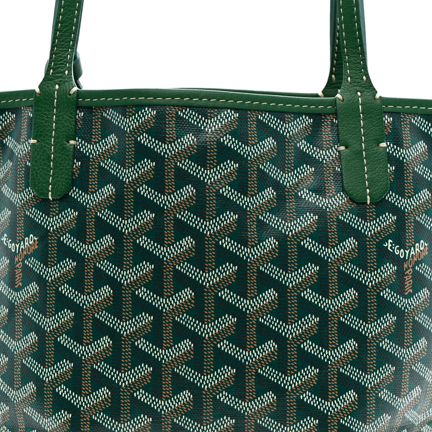 Goyardine Reversible Mini Anjou Green - Top Club