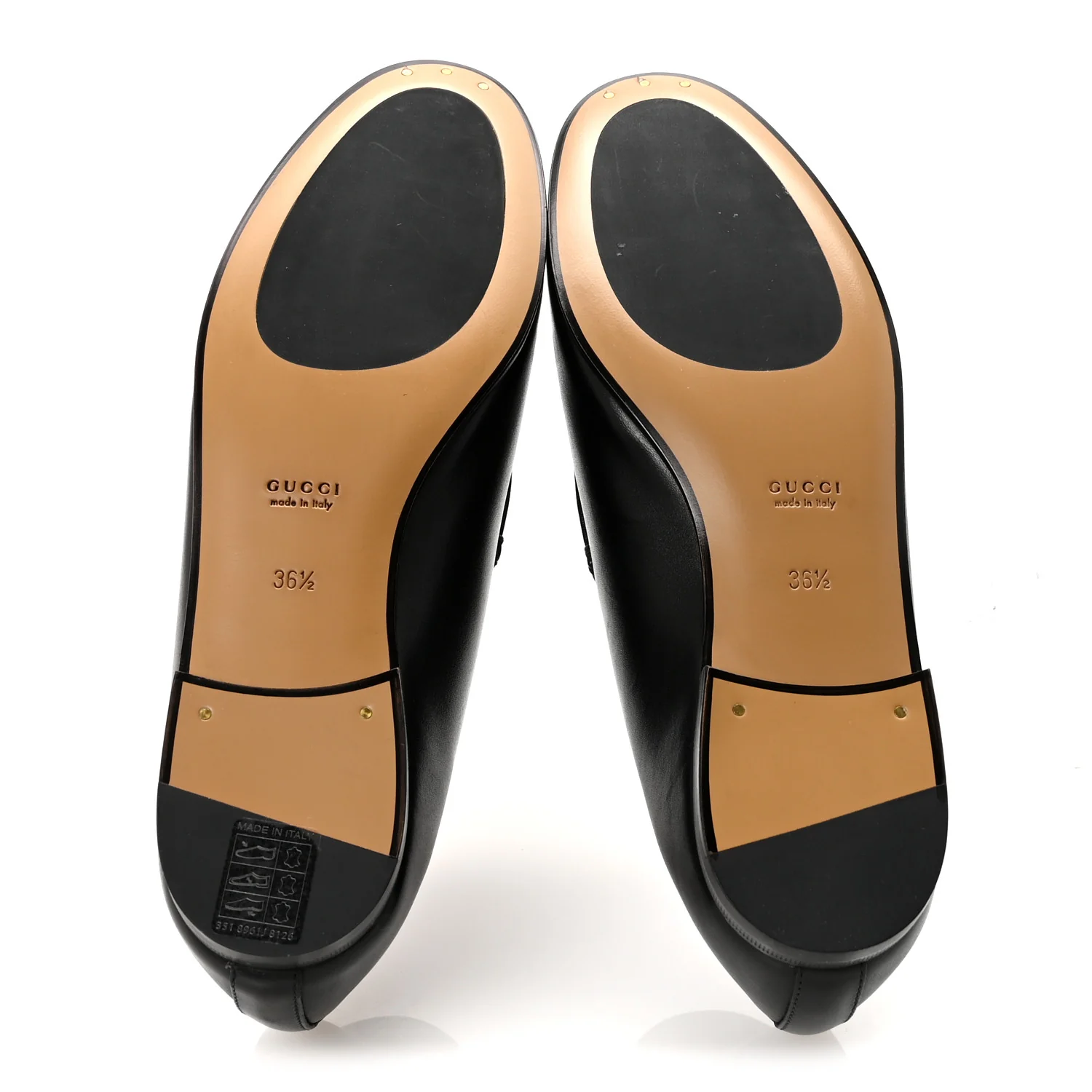 Calfskin Womens Jordaan Loafers 36.5 Black - Top Club