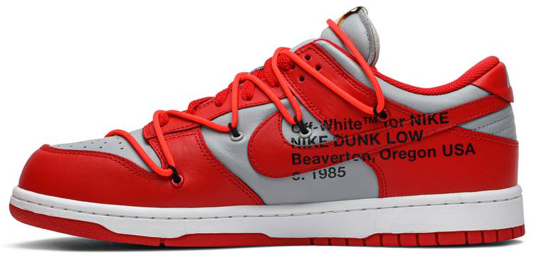 Off-White x Dunk Low  University Red  CT0856-600 - Sneaker Replica Workshop