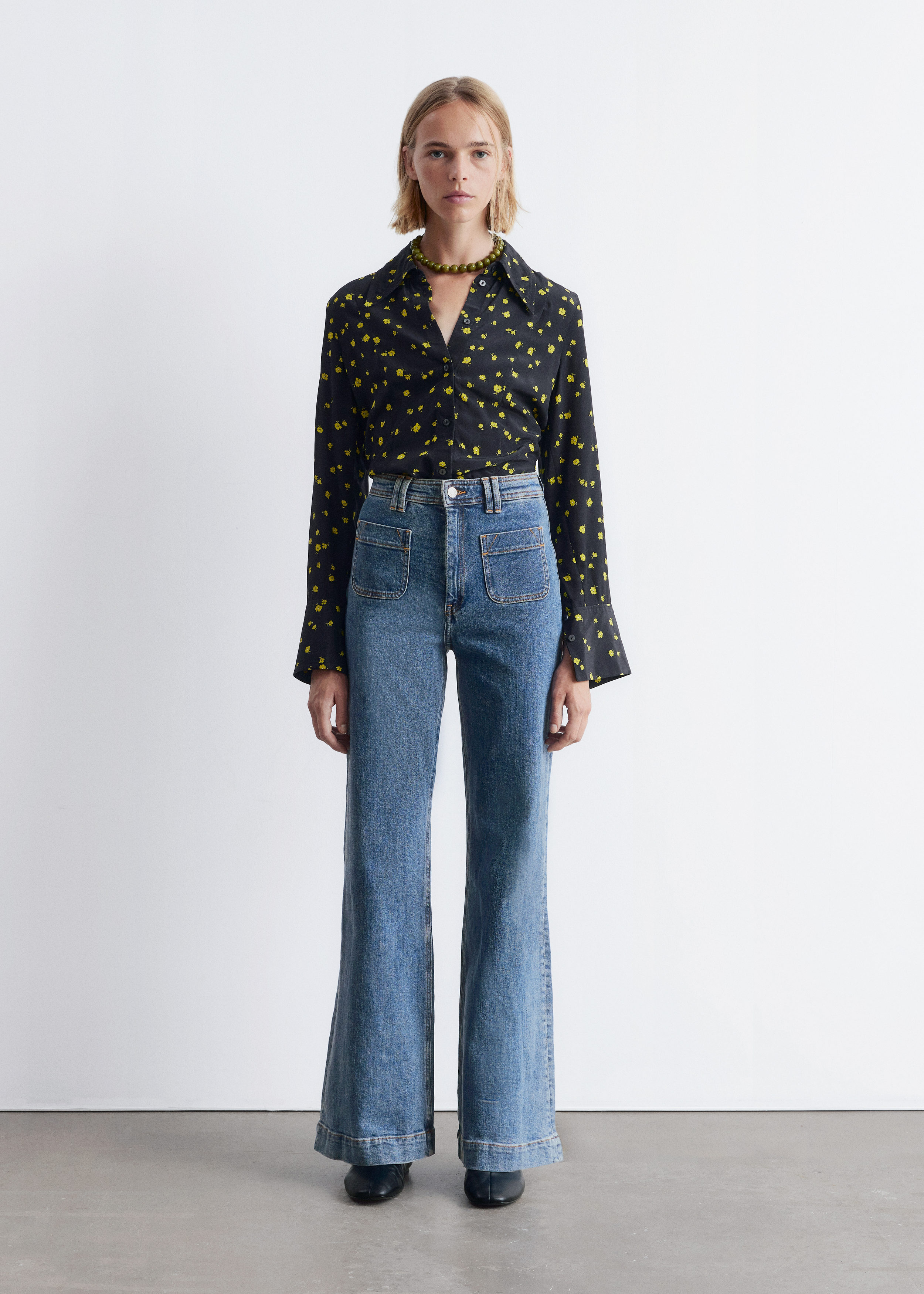 & Other Stories HIGH-WAIST FLARED JEANS