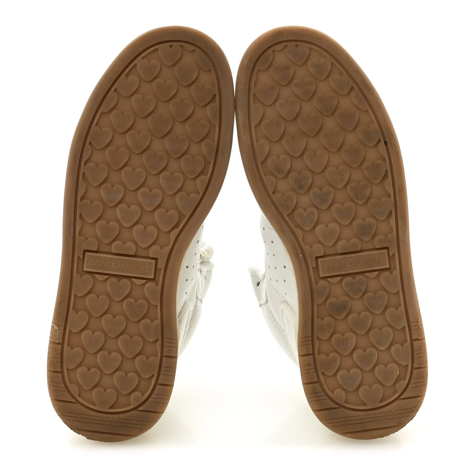 Calfskin Womens SL/80 Mid Top Sneakers 37.5 Optic White - Top Club