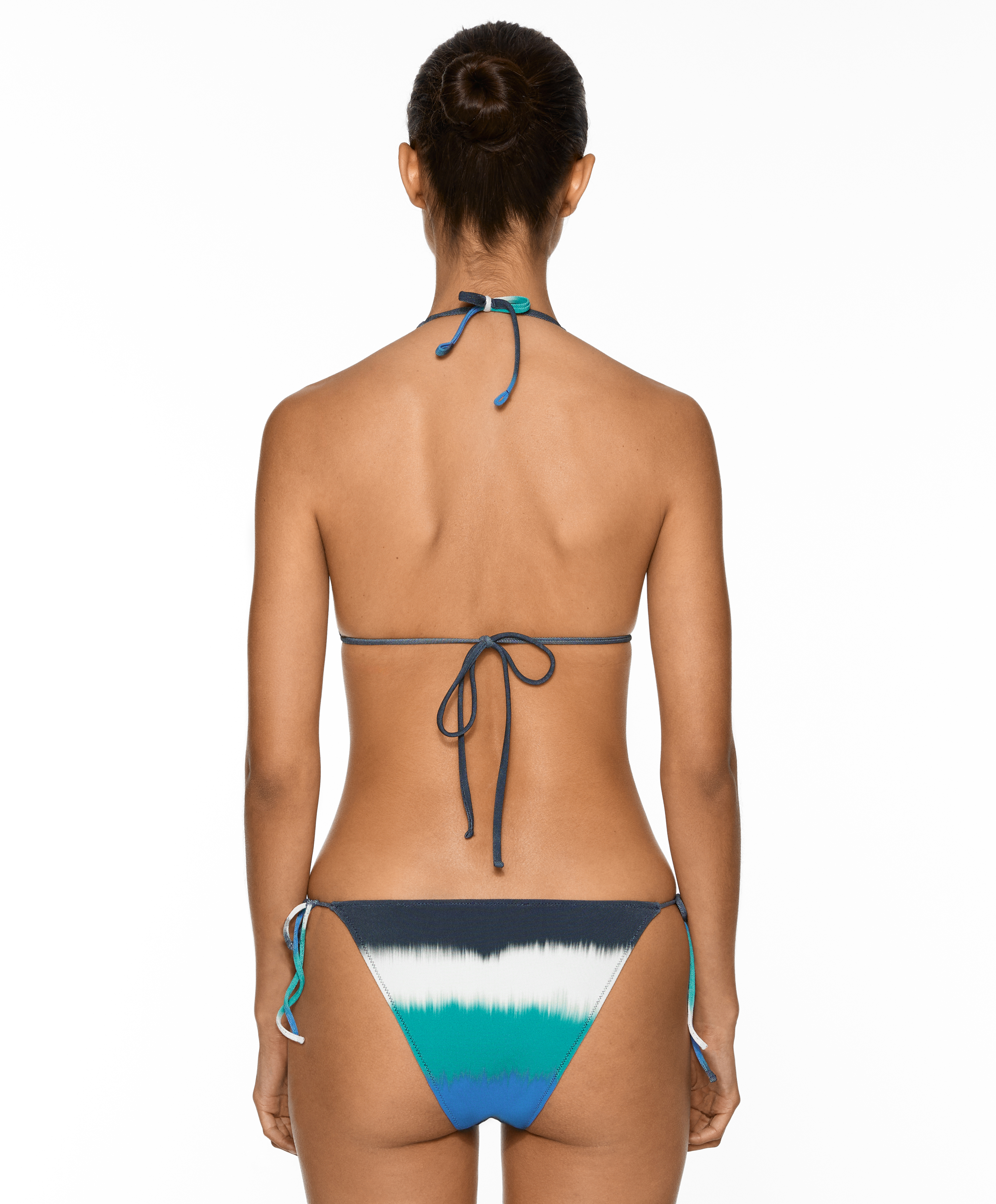 OYSHO Medium-coverage tie dye tie bikini briefs
