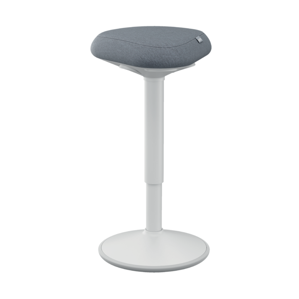 Kruk Actieve met gasveer 57-82 cm lichtgrijs