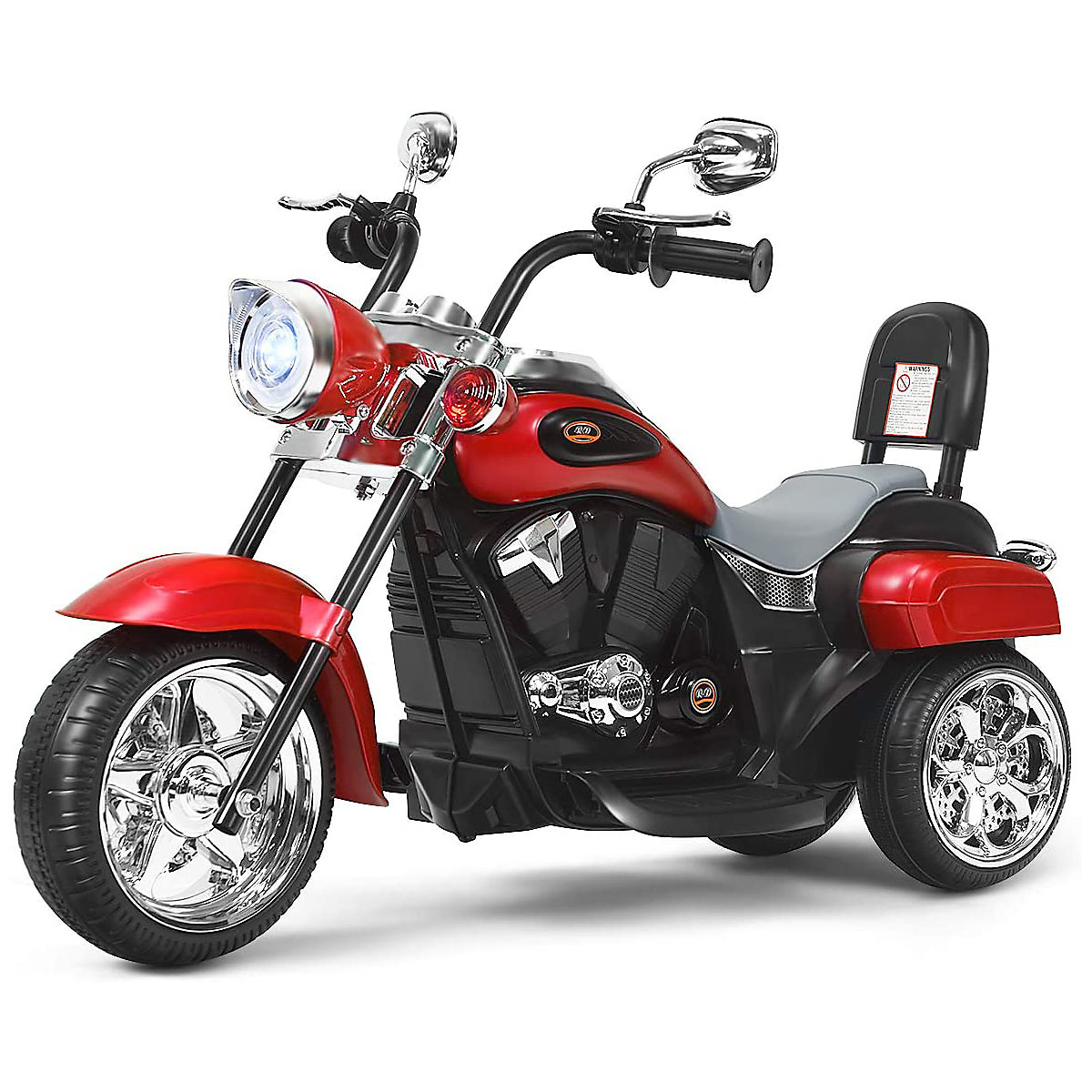 Motorcycle three-wheel design from 3 years red