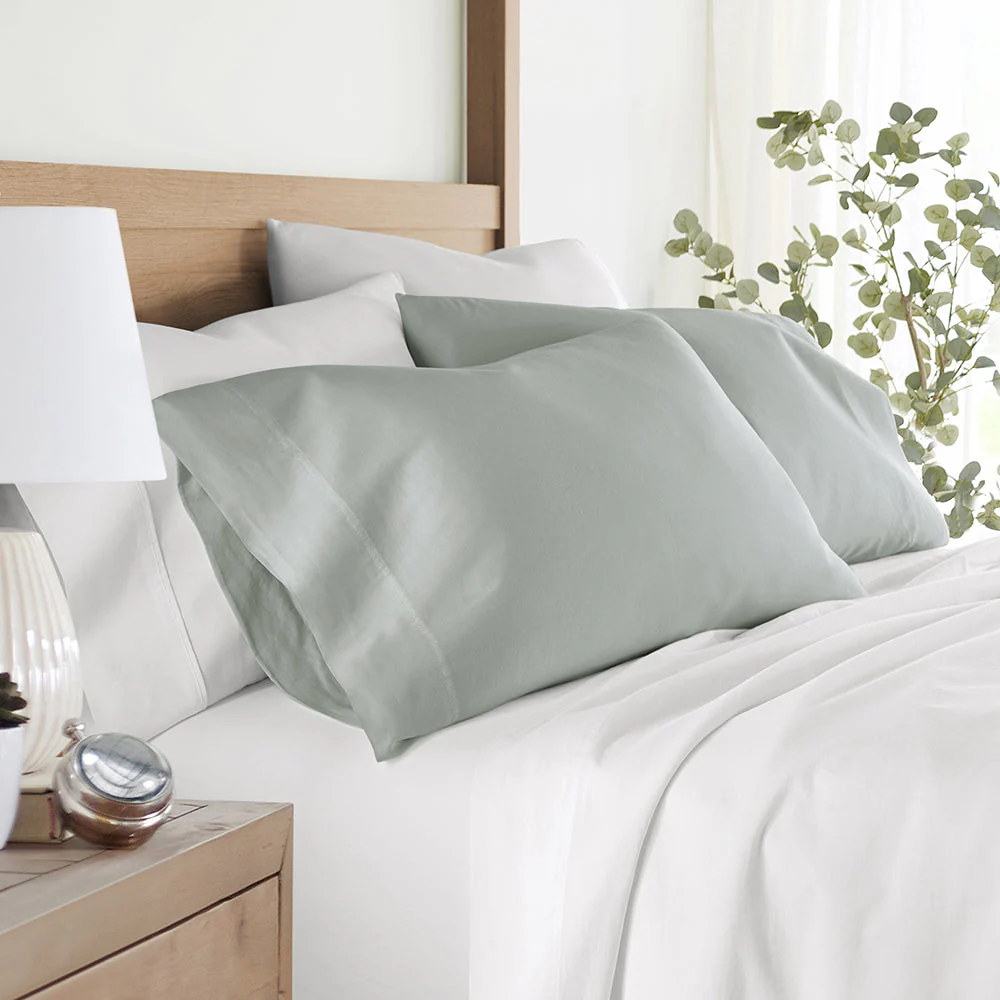 100% Cotton Long-Staple Pillowcase Set (Sale)